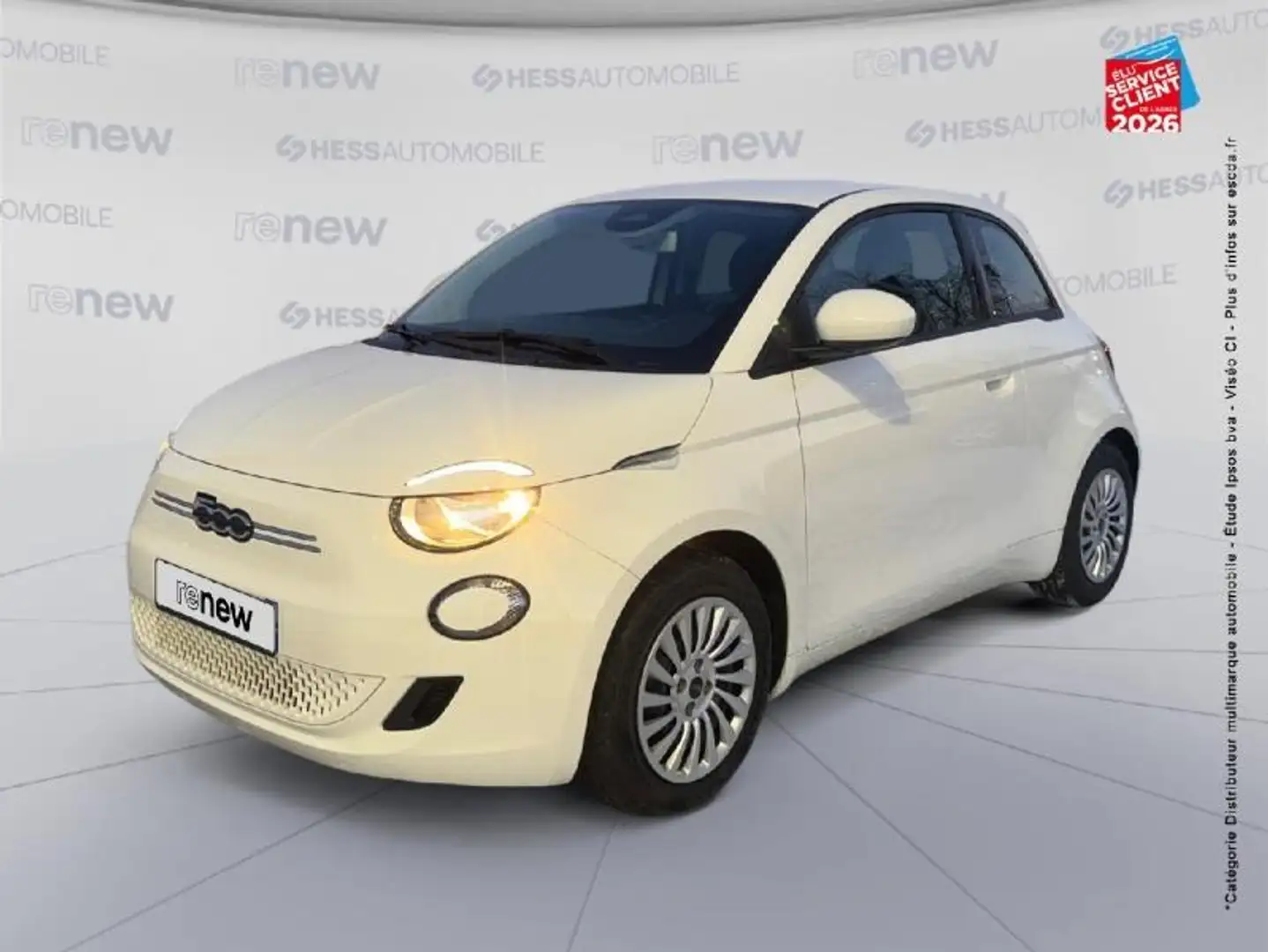 Fiat 500e e 95ch Action Plus Blanc - 1