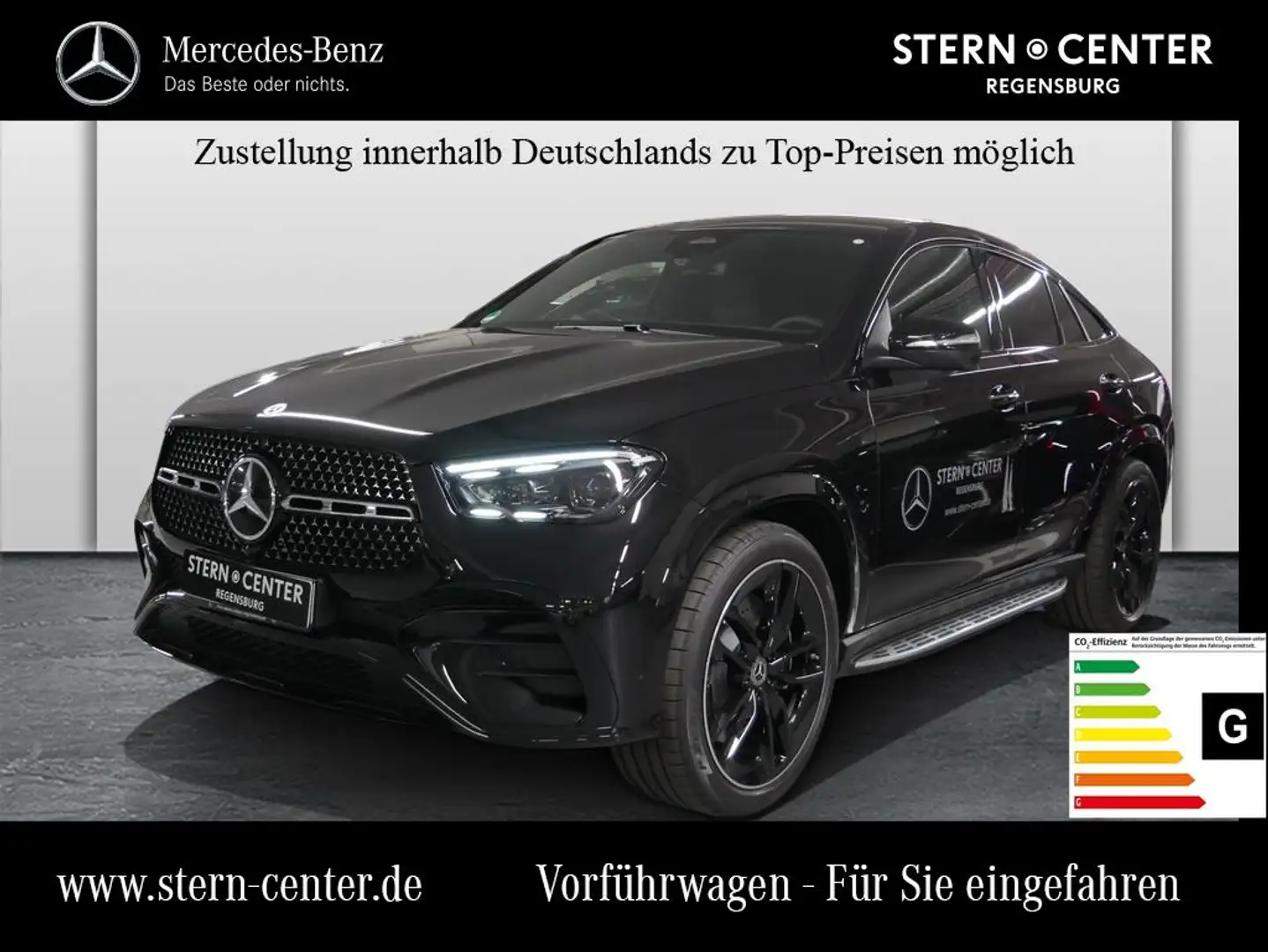 Mercedes-Benz GLE 450 d 4M Coupé AMG+DISTR.+PANO+AHK+AIRMATIC+ Negru - 1