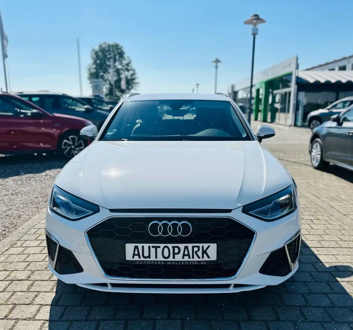 Audi A4 Avant 40 TDI S line *AHK*LED*LEDER*NAVI* Wit - 2