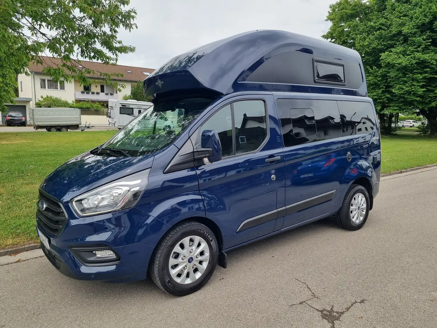 Ford Transit Custom Nugget Hochdach * NUR40tkm/Garantie! * Blau - 2