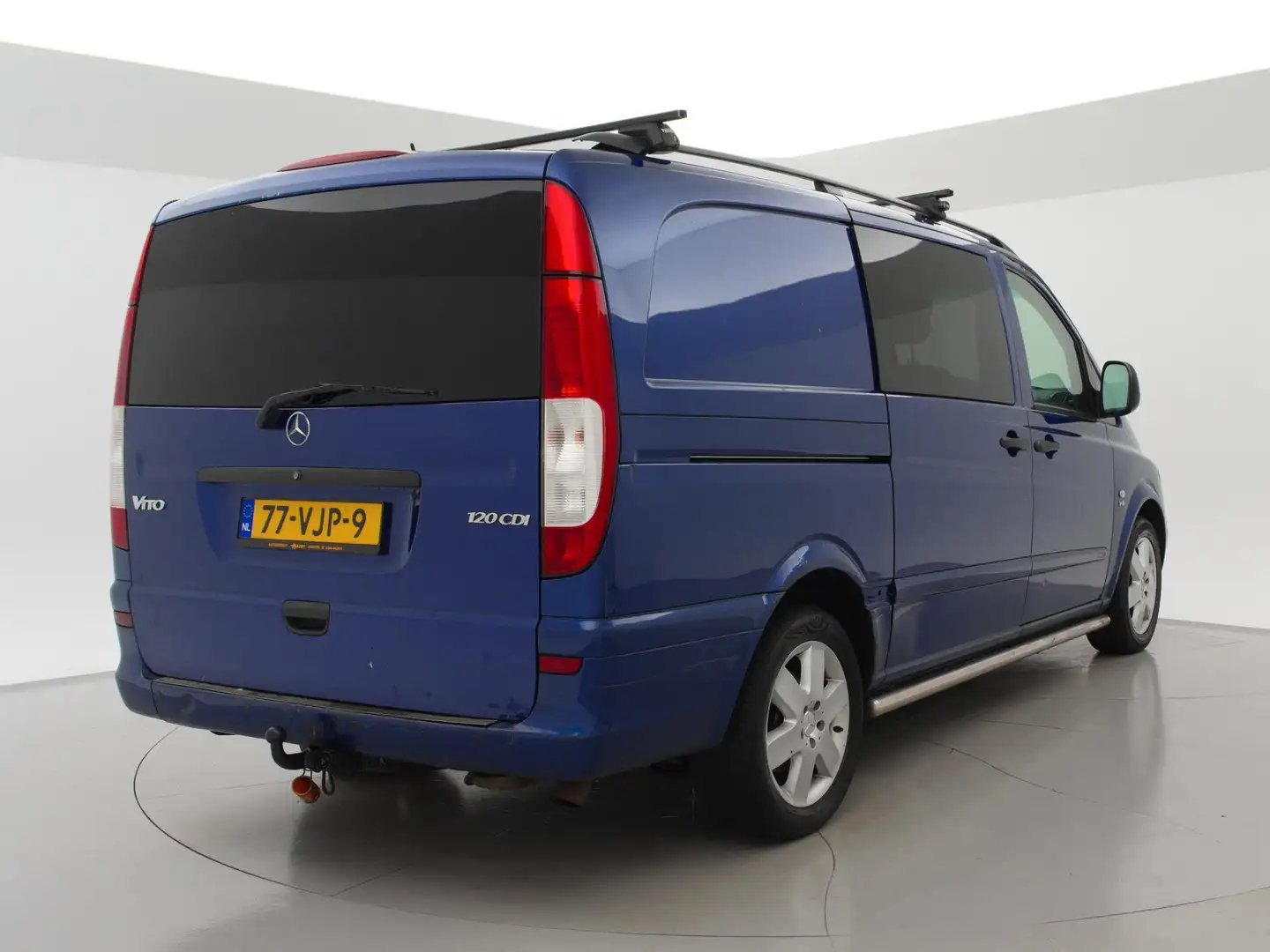 Mercedes-Benz Vito 120 CDI 3.0 V6 204 PK AUT. DUBBEL CAB. LANG + TREK Blauw - 2