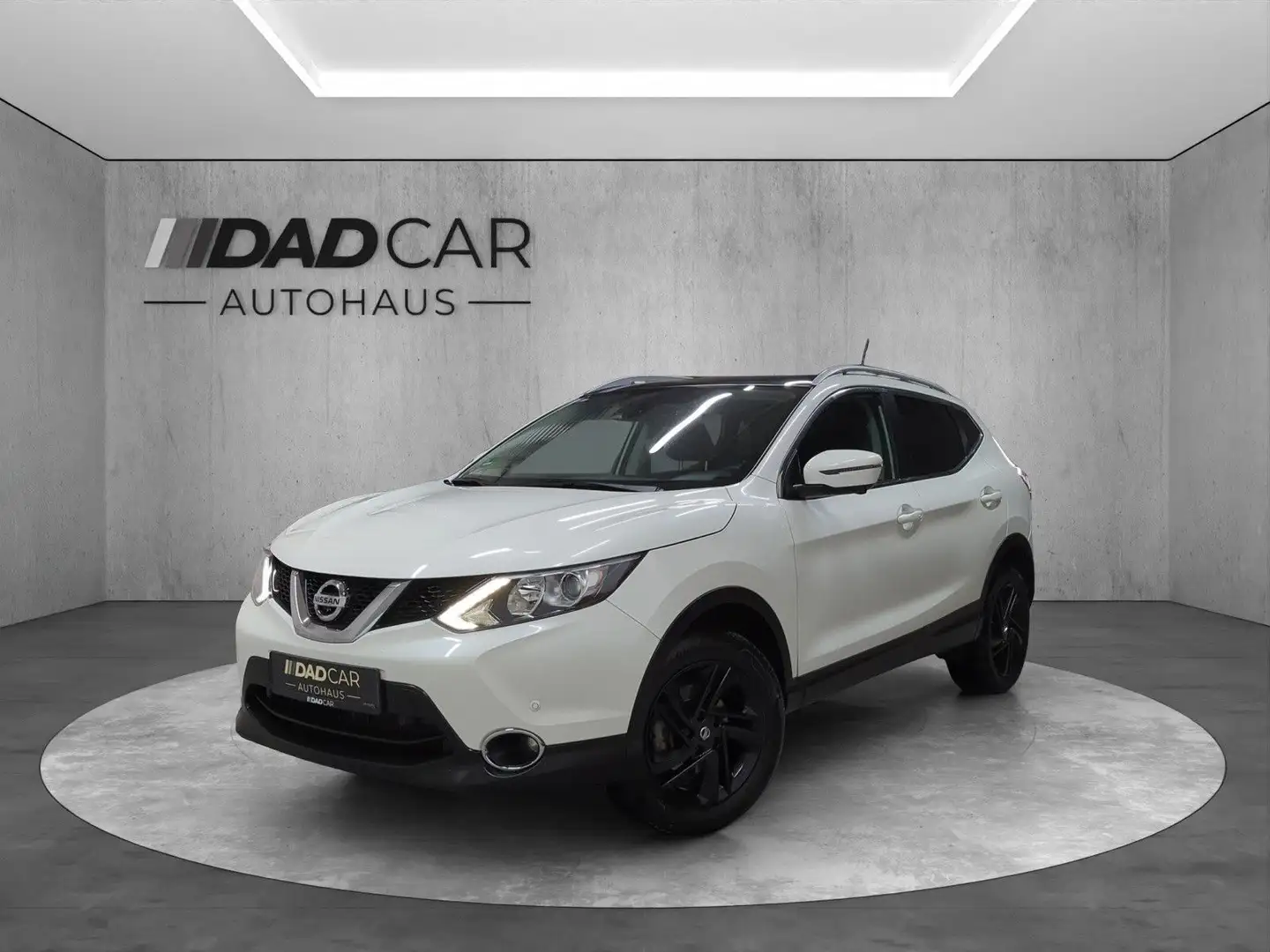 Nissan Qashqai N-Connecta360° PANO NAVI behz. WSS Weiß - 1