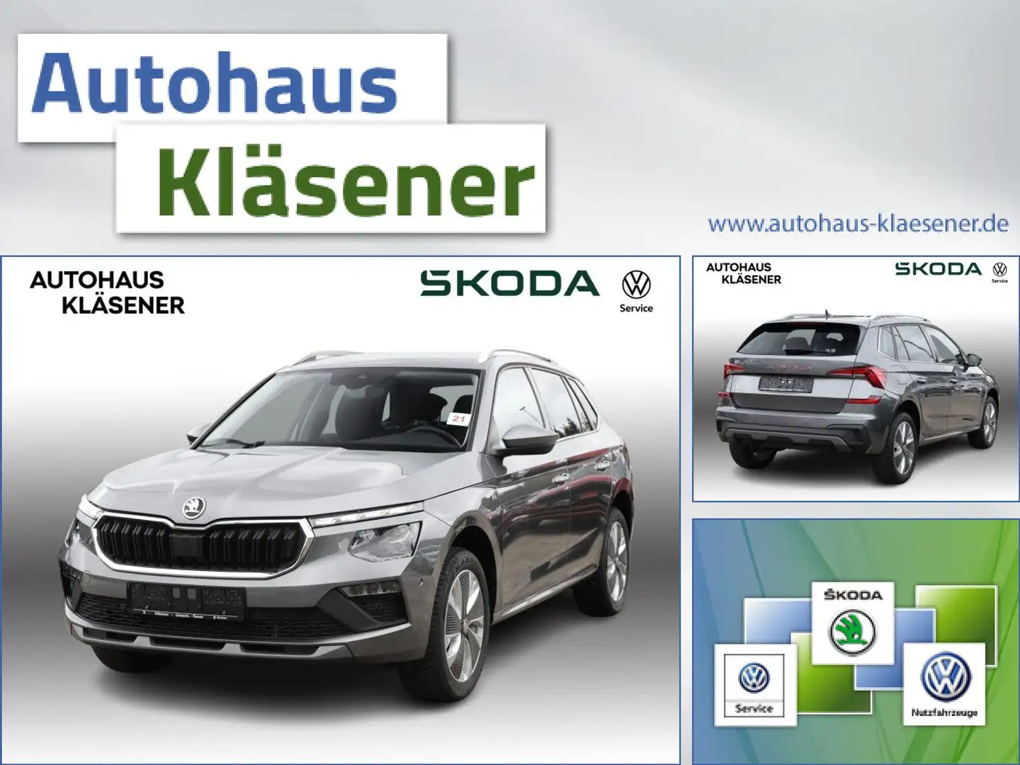 Skoda Kamiq 1.0 TSI 85 KW DSG MATRIX ACC RKAM NAV VC LM Grau - 1