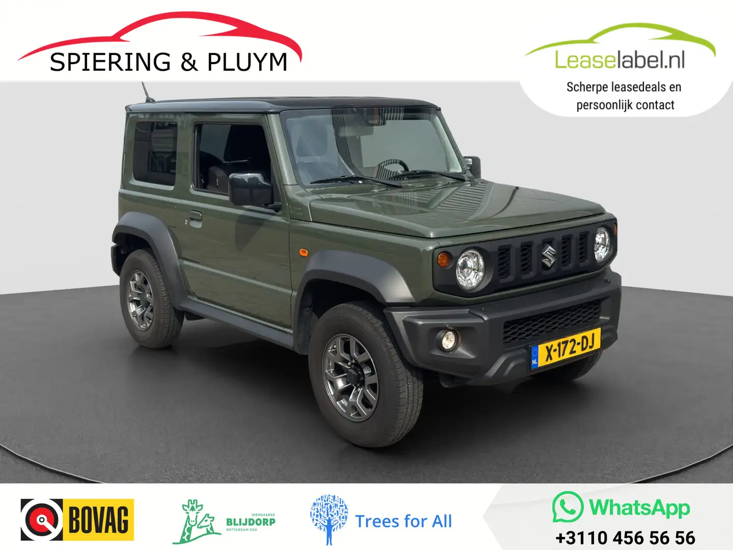 Suzuki Jimny 1.5 Stijl | 4-Zits | Trekhaak Groen - 1