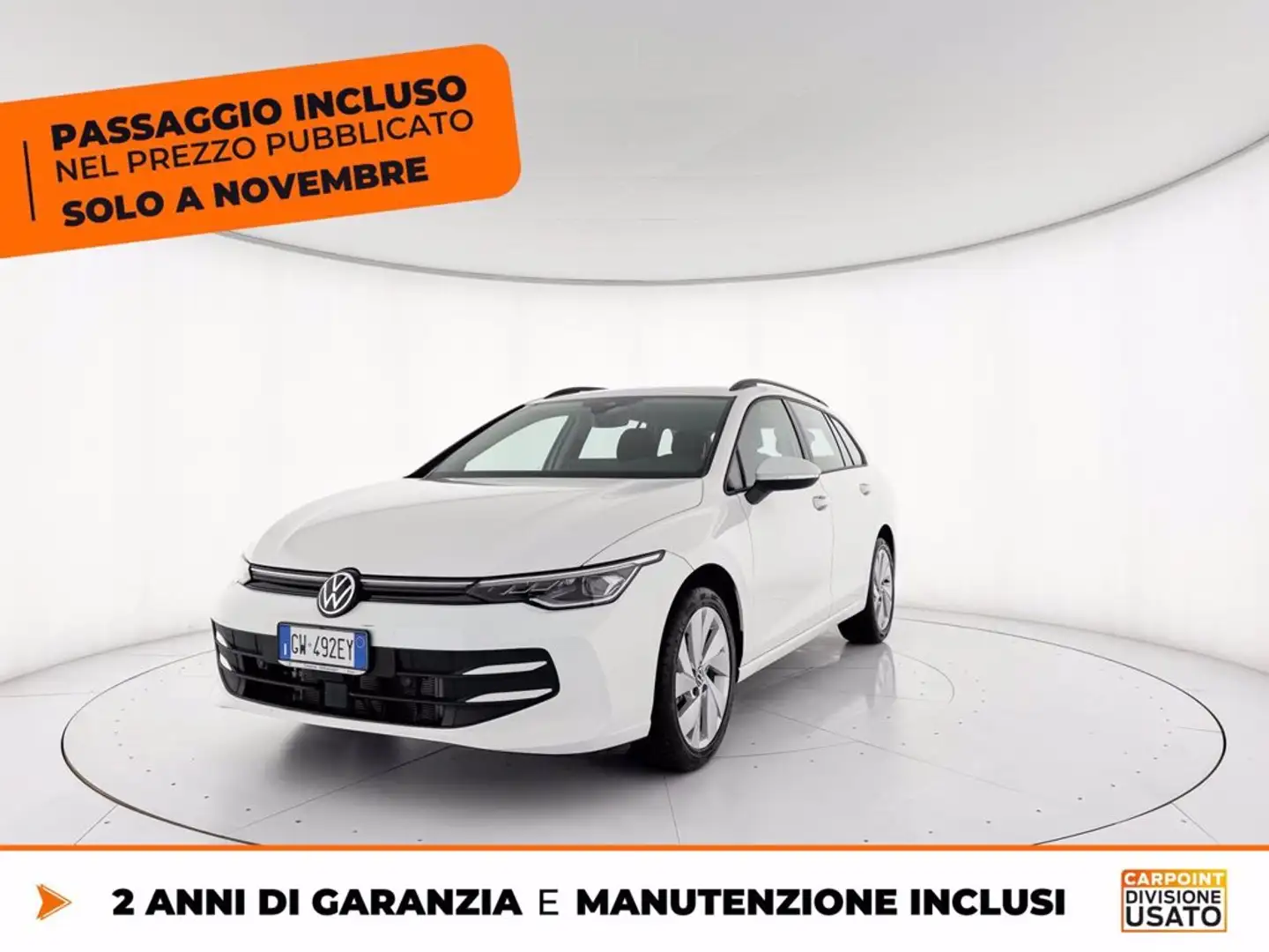 Volkswagen Golf Variant 1.5 etsi life 115cv dsg Bianco - 1