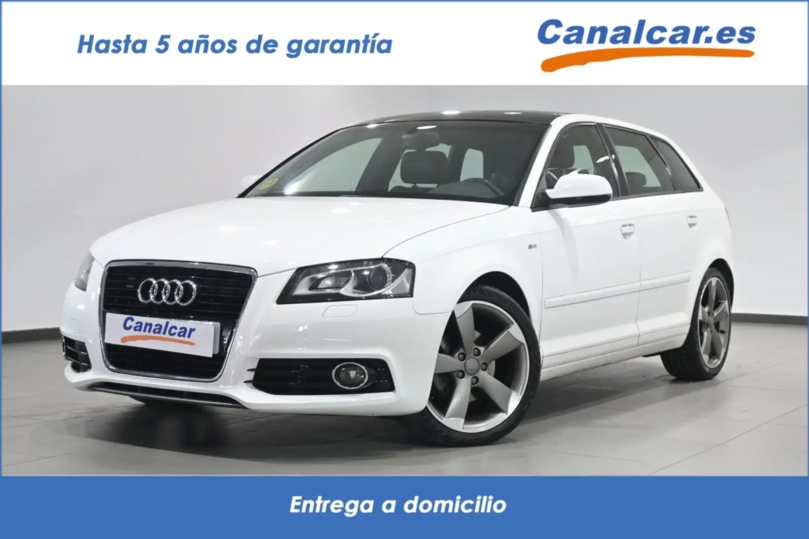 Audi A3 Sportback 2.0TDI Ambition S-Tronic Wit - 1