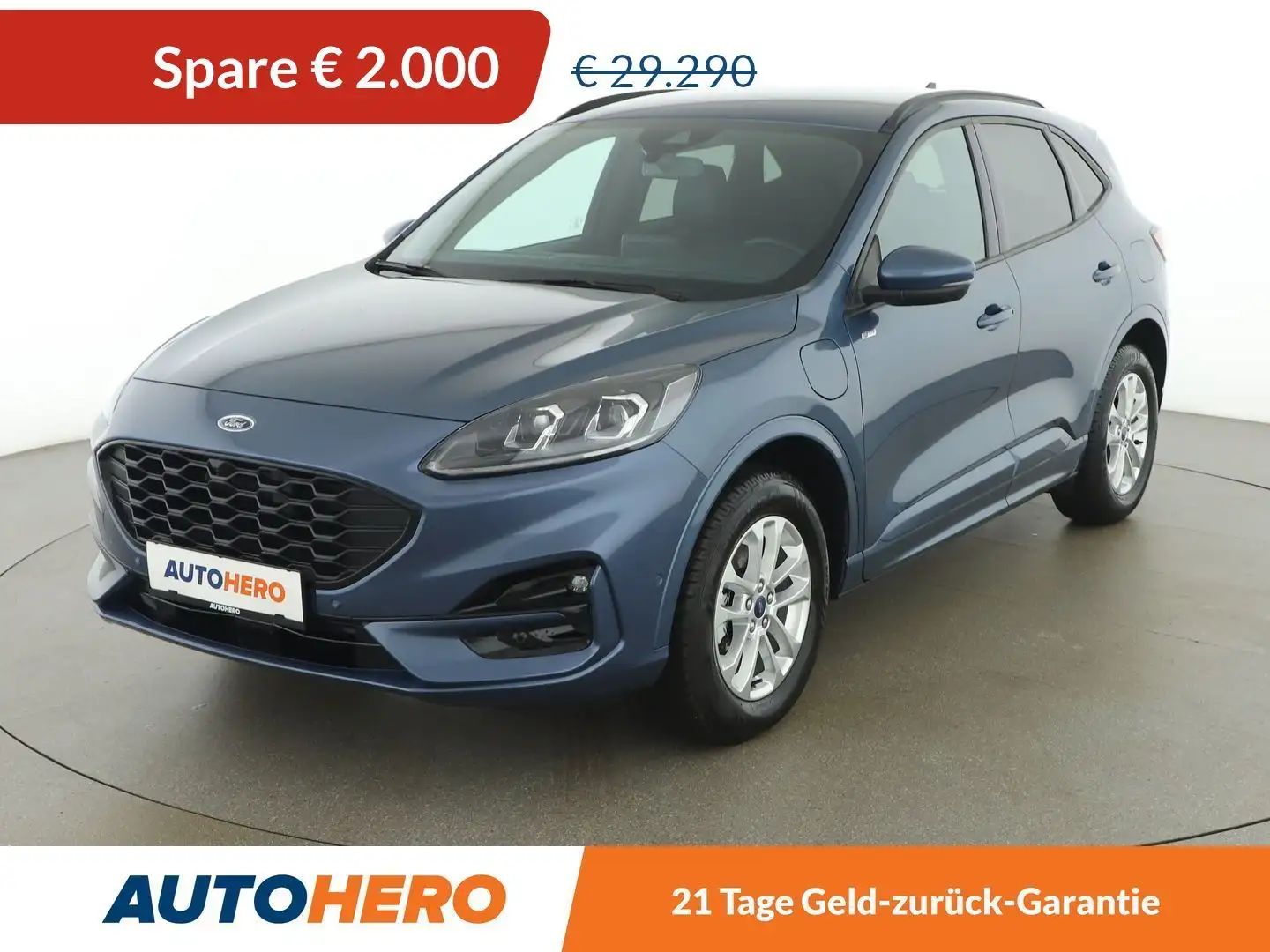 Ford Kuga 2.5 Plug-in Hybrid ST-Line X *HUD*ACC*SPUR*TOT*AHK Blau - 1
