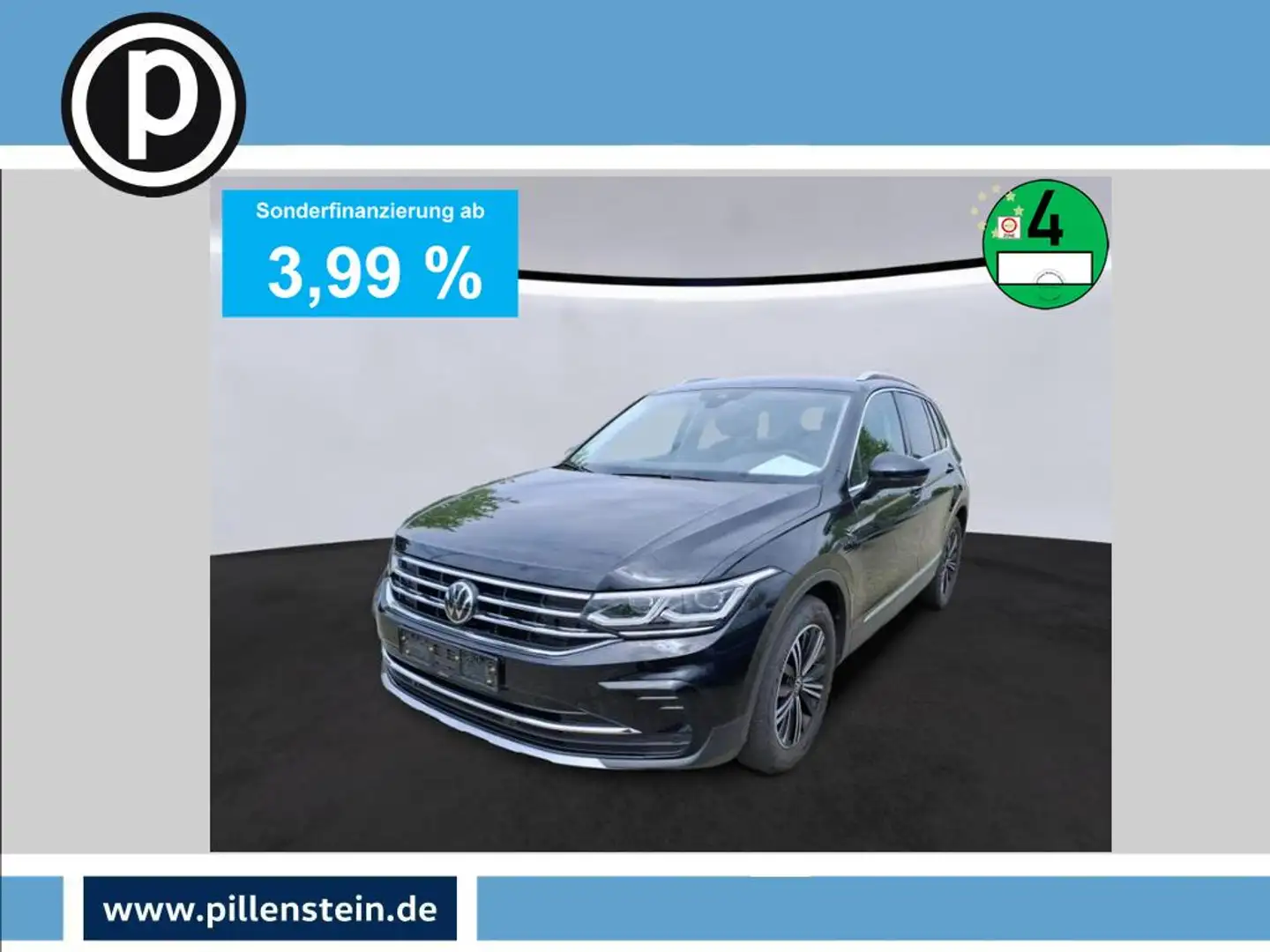 Volkswagen Tiguan TDI DSG ELEGANCE NAVI+KAM+EASY+18" Zwart - 1