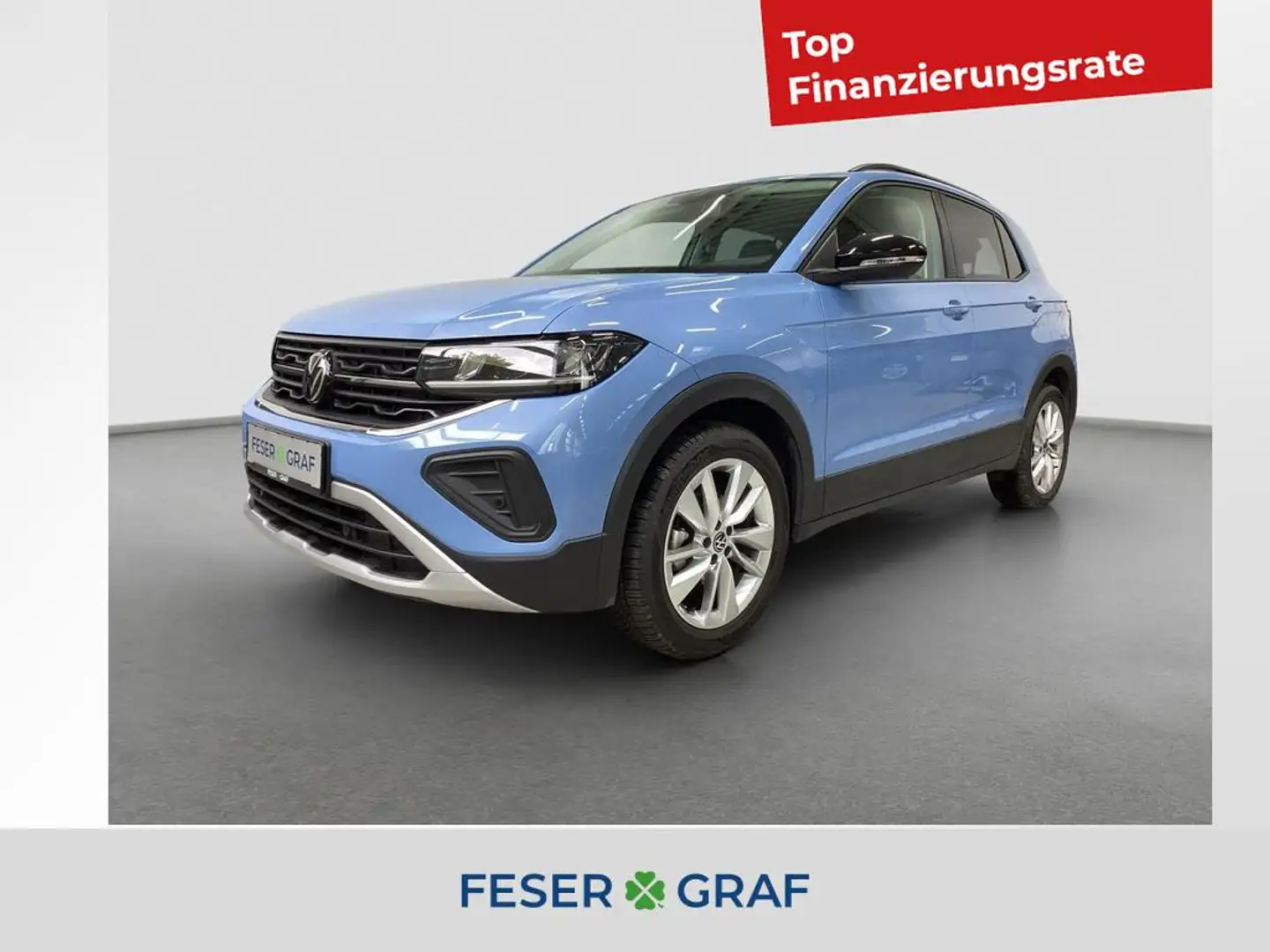 Volkswagen T-Cross GOAL 1.0TSI 70kW 5-Gang Navi Kamera ACC Blauw - 1