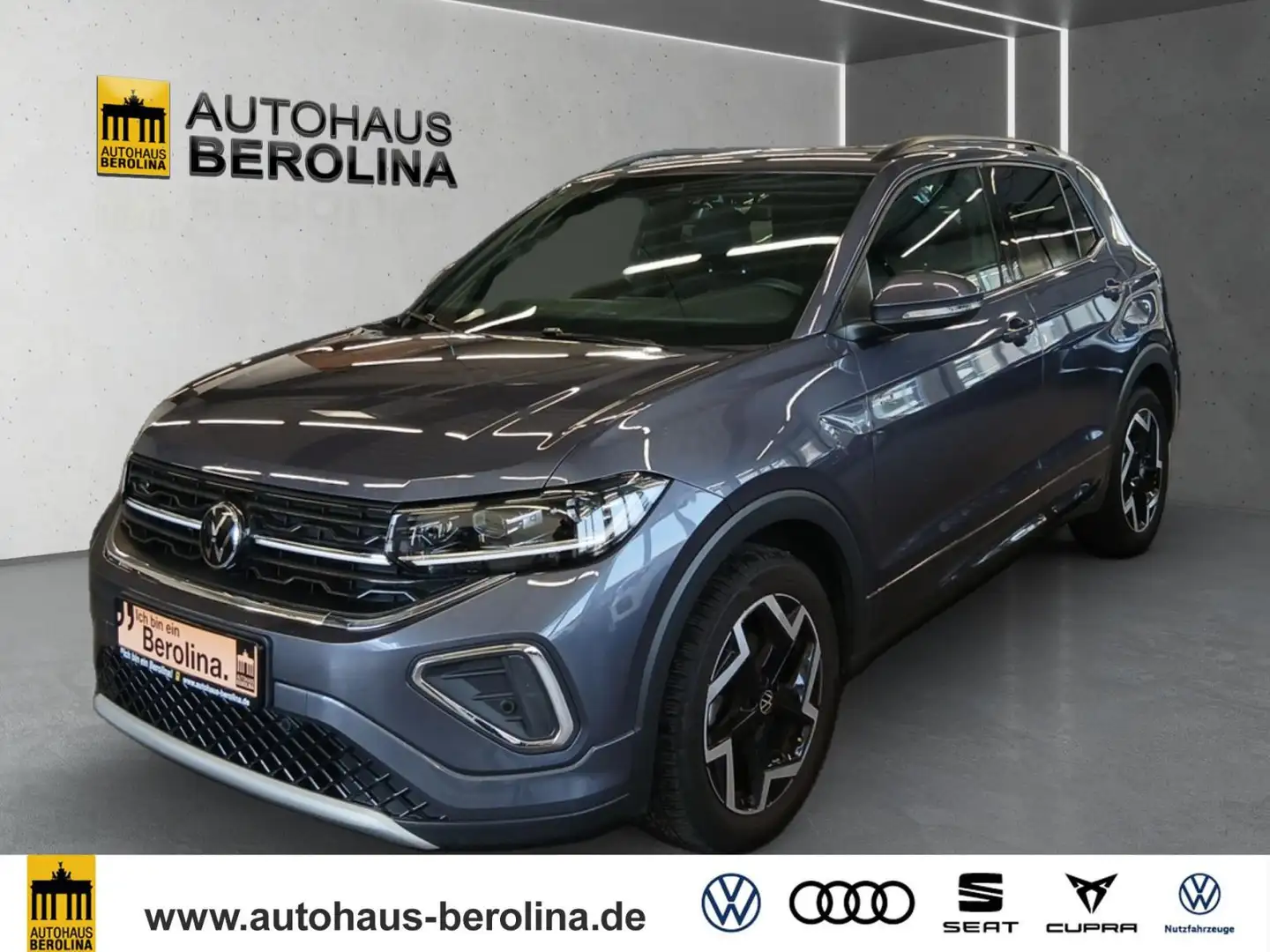 Volkswagen T-Cross 1.5 TSI R-Line DSG *AHK*ACC*R-CAM*SHZ* Grau - 2