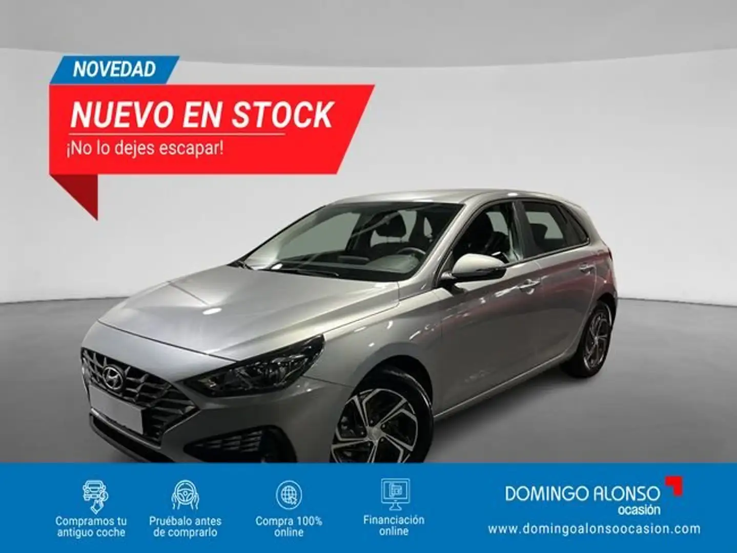 Hyundai i30 FL 1.0 T-GDi 88,3 kW (120 CV) MT6 2WD Sense + Plateado - 1