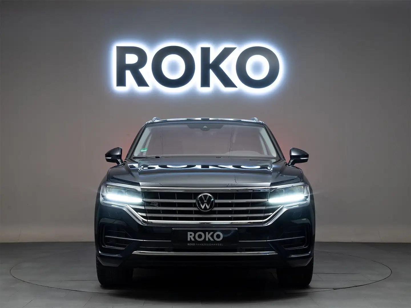 Volkswagen Touareg R-Line LED Leder 4xSHZ Memo AHK Cam AIR Blau - 2