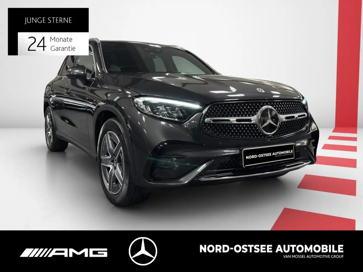 Mercedes-Benz GLC 300 d 4M AMG AHK MBUX SHZ KEYLESS-GO Grau - 2