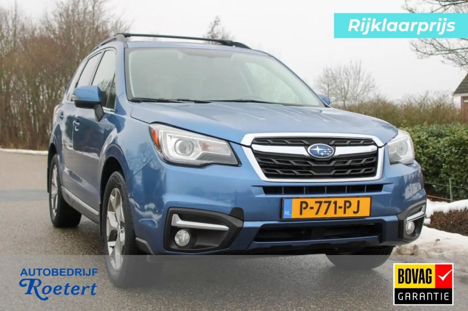 Subaru Forester 2.5 PZEV 218pk AWD automaat leer/ECC/ACC/pano-schu Bleu - 1