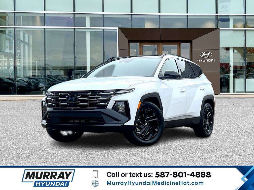 Crystal White 2026 Hyundai Tucson Hybrid SUV / Crossover  Automatic
