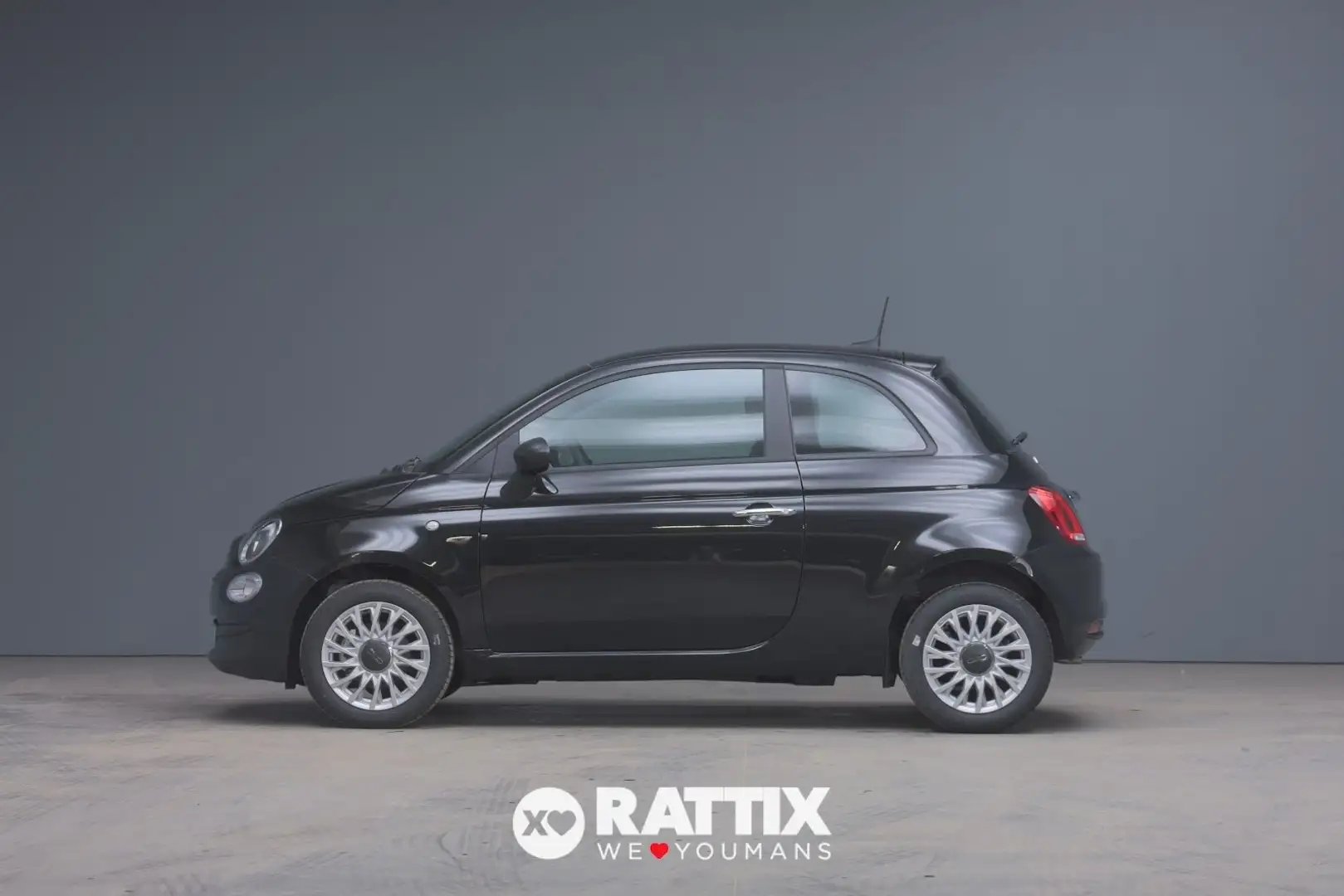Fiat 500 1.0 Hybrid 70CV Nero - 2