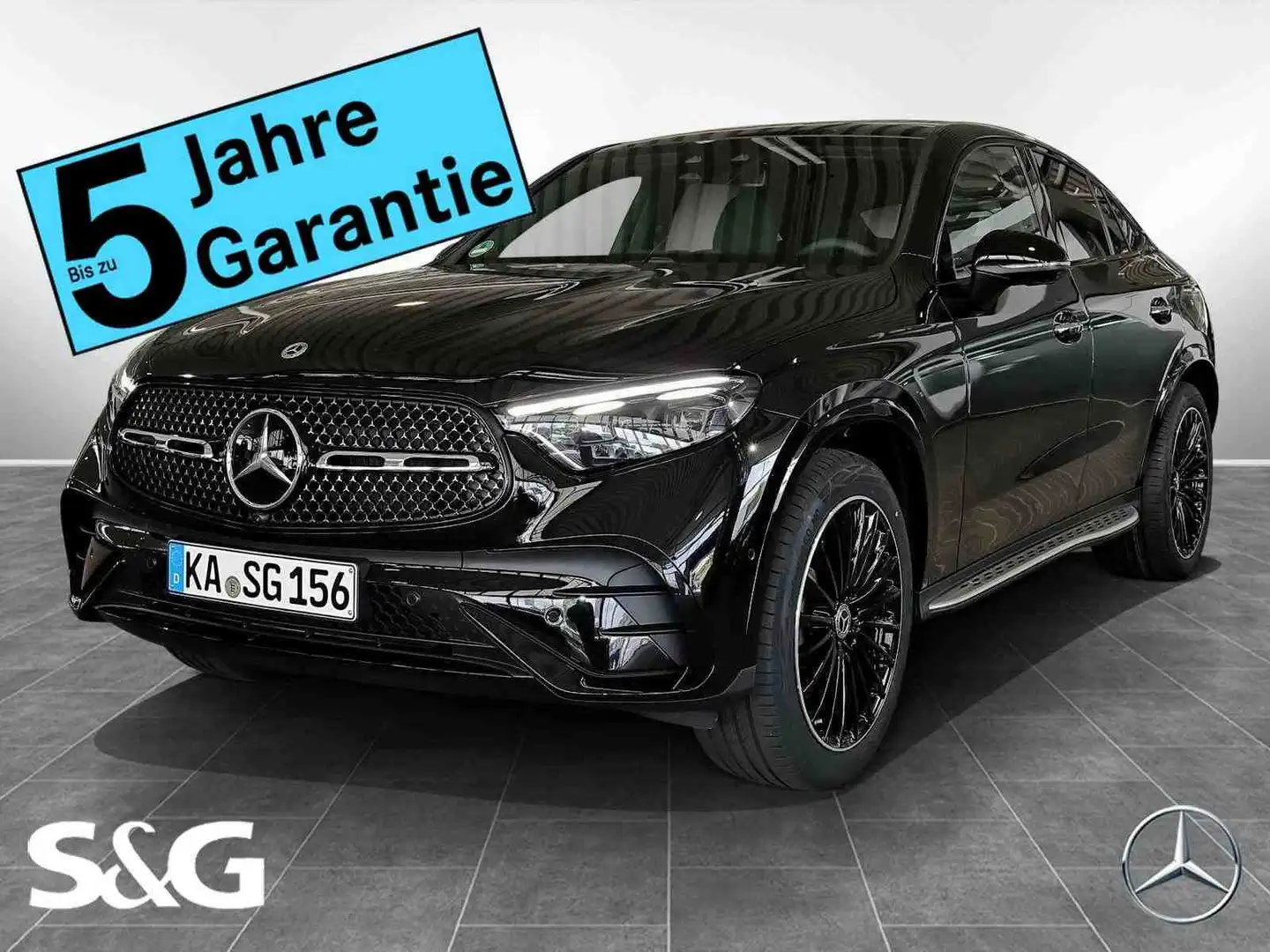 Mercedes-Benz GLC 300 d 4M AMG Standhz.+LED+Pano+AHK+Distronic Schwarz - 1