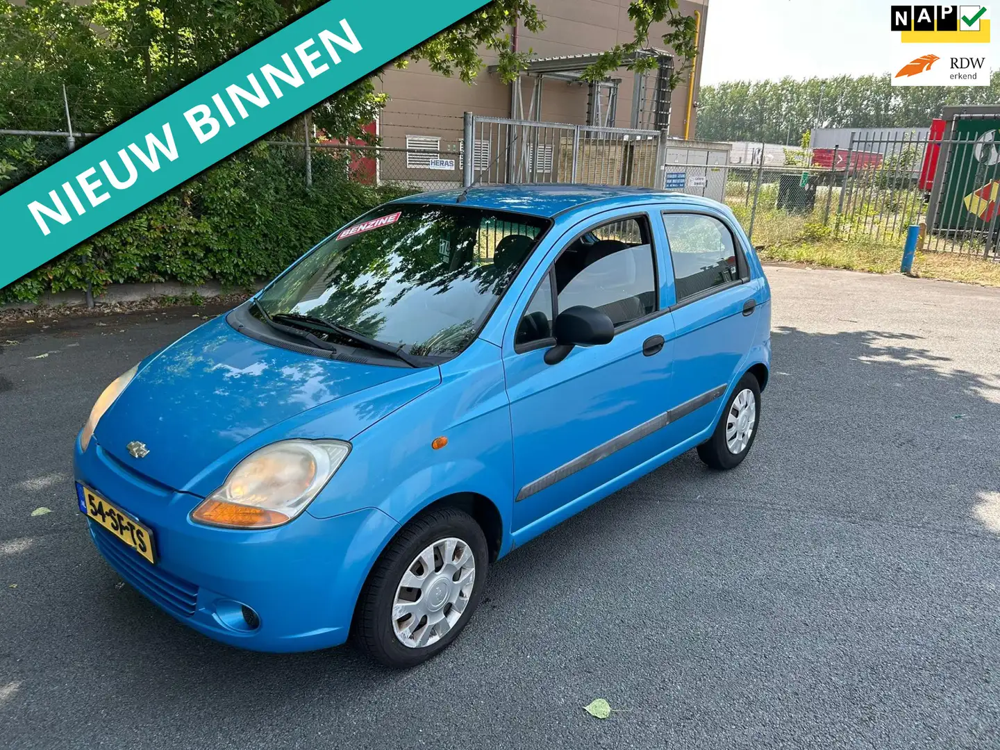 Chevrolet Matiz 0.8 Spirit ZO INGERUILD DUS ZO WEG PRIJSJE Blauw - 1