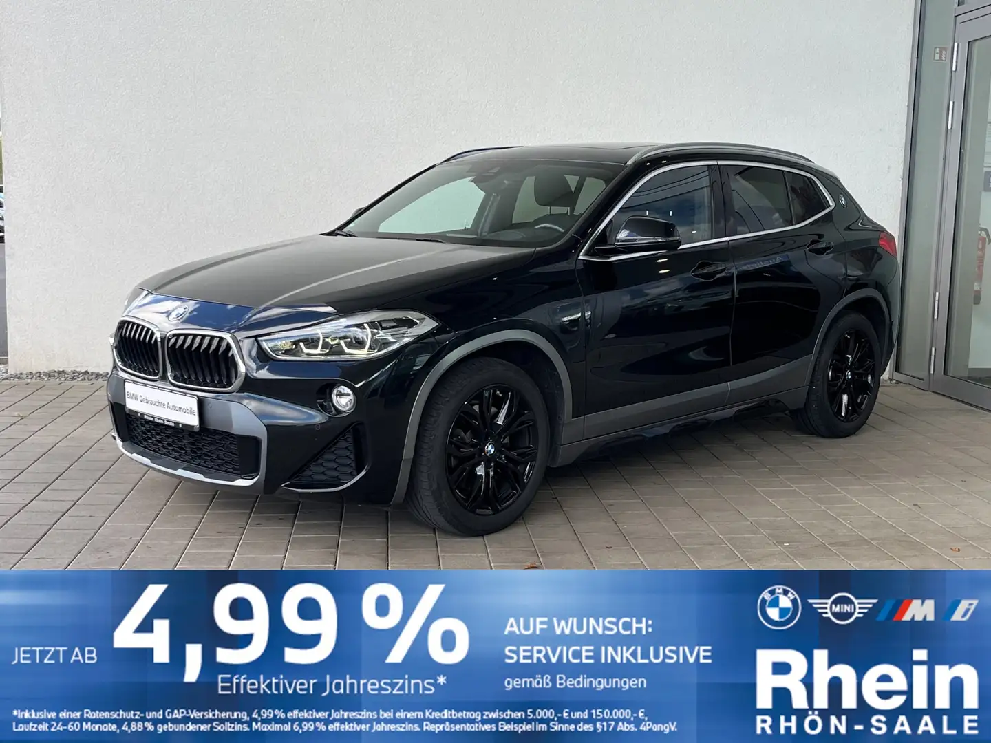 BMW X2 xDrive20d M Sport X HUD.AHK.PANO.DriveA.Navi+ Noir - 1