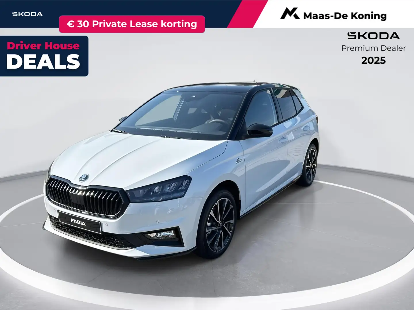Skoda Fabia Monte Carlo 1.0 TSI 70 kW / 95 PK Hatchback 5 vers Weiß - 1