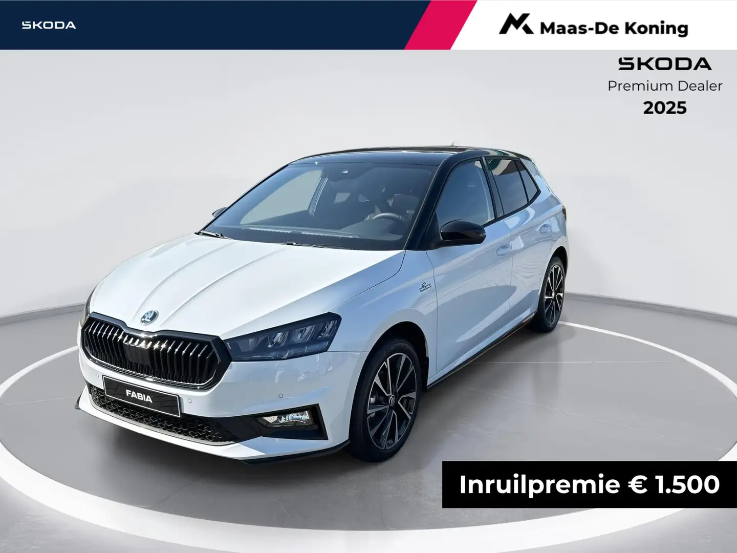 Skoda Fabia Monte Carlo 1.0 TSI 70 kW / 95 PK Hatchback 5 vers Weiß - 1