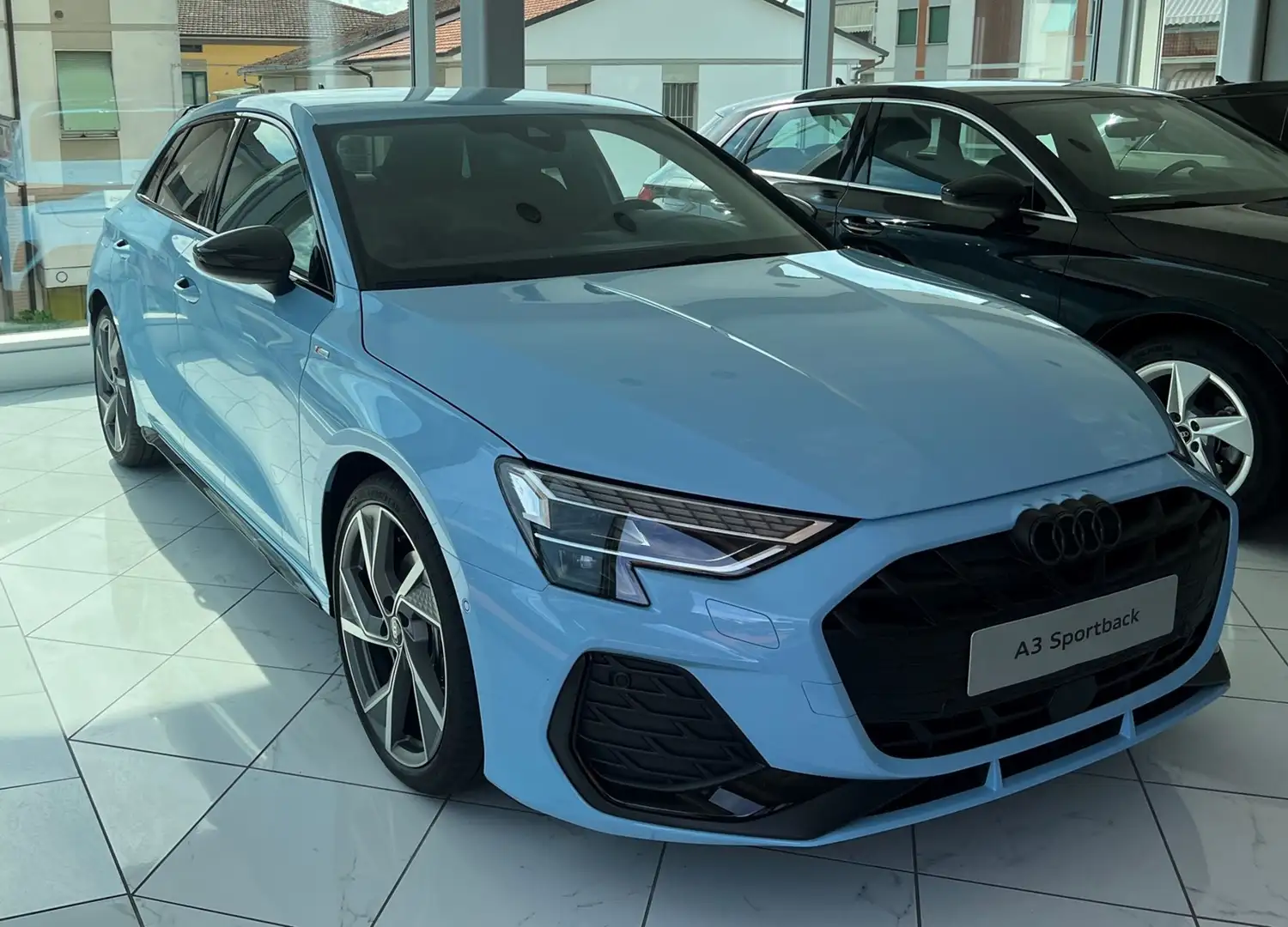 Audi A3 A3 Sportback 2.0 tdi S line edition 150cv s-tronic Bleu - 1
