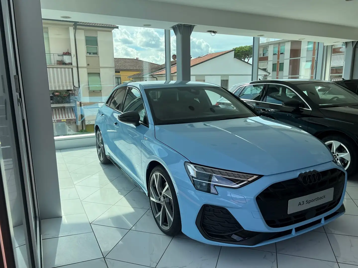 Audi A3 A3 Sportback 2.0 tdi S line edition 150cv s-tronic Blauw - 2