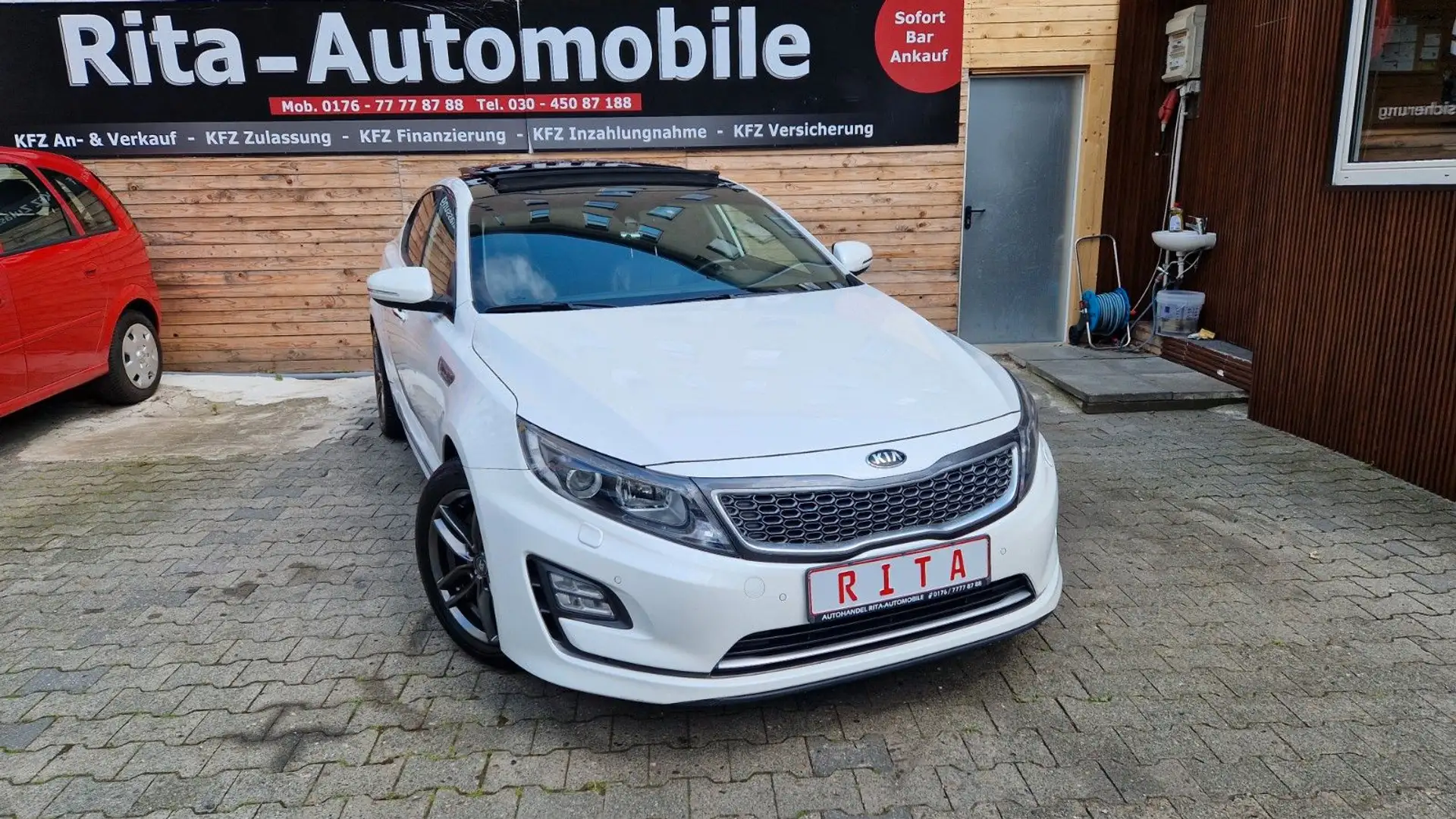 Kia Optima Spirit Hybrid Panorama, SHZ, Kamera Blanc - 1