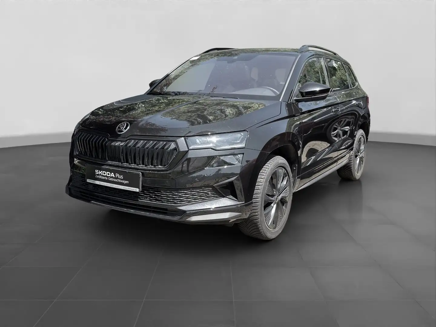Skoda Karoq 1.5 TSI DSG SPORTLINE LM18 PANO LEDER KAME Schwarz - 2
