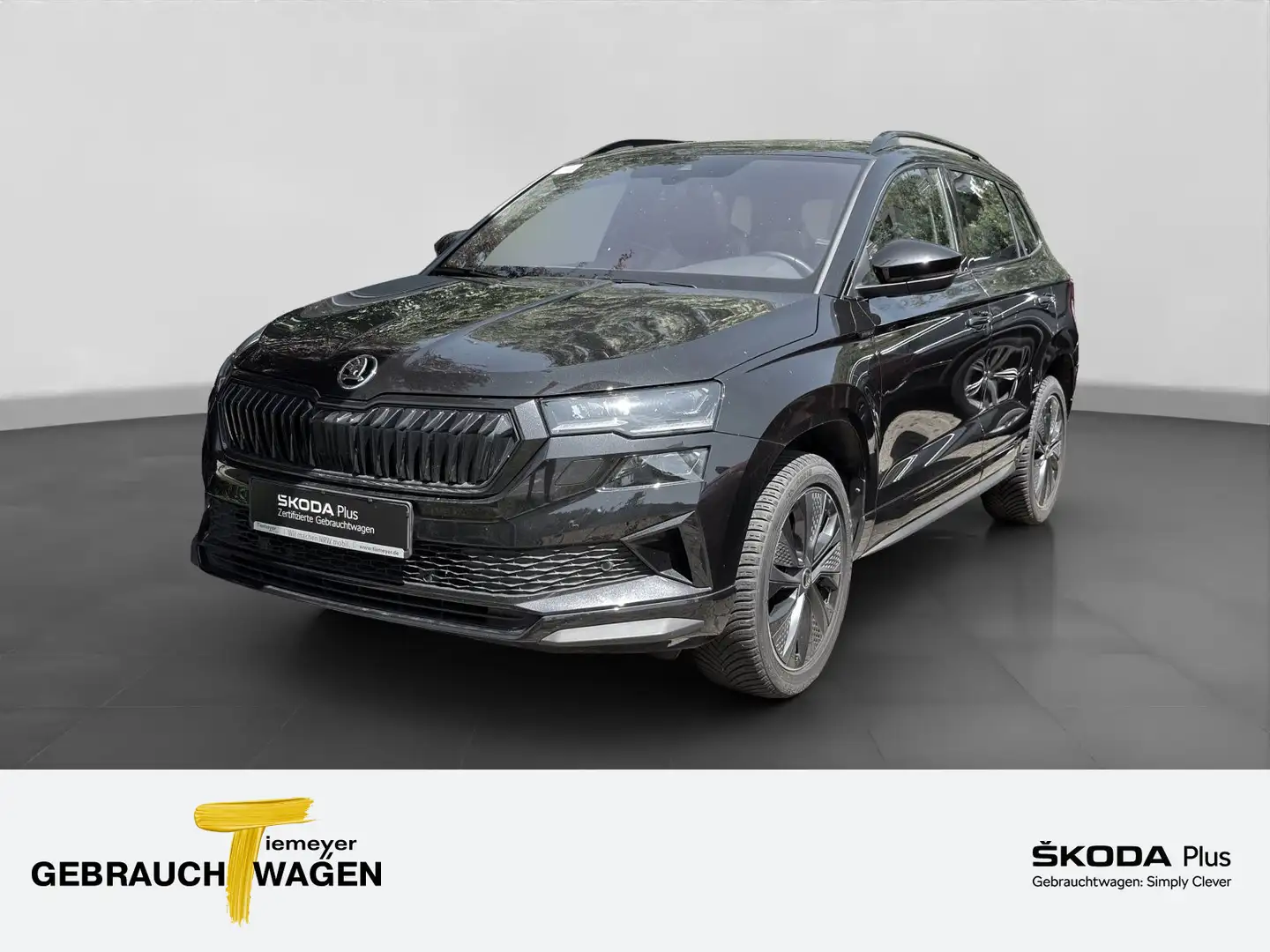 Skoda Karoq 1.5 TSI DSG SPORTLINE LM18 PANO LEDER KAME Schwarz - 1
