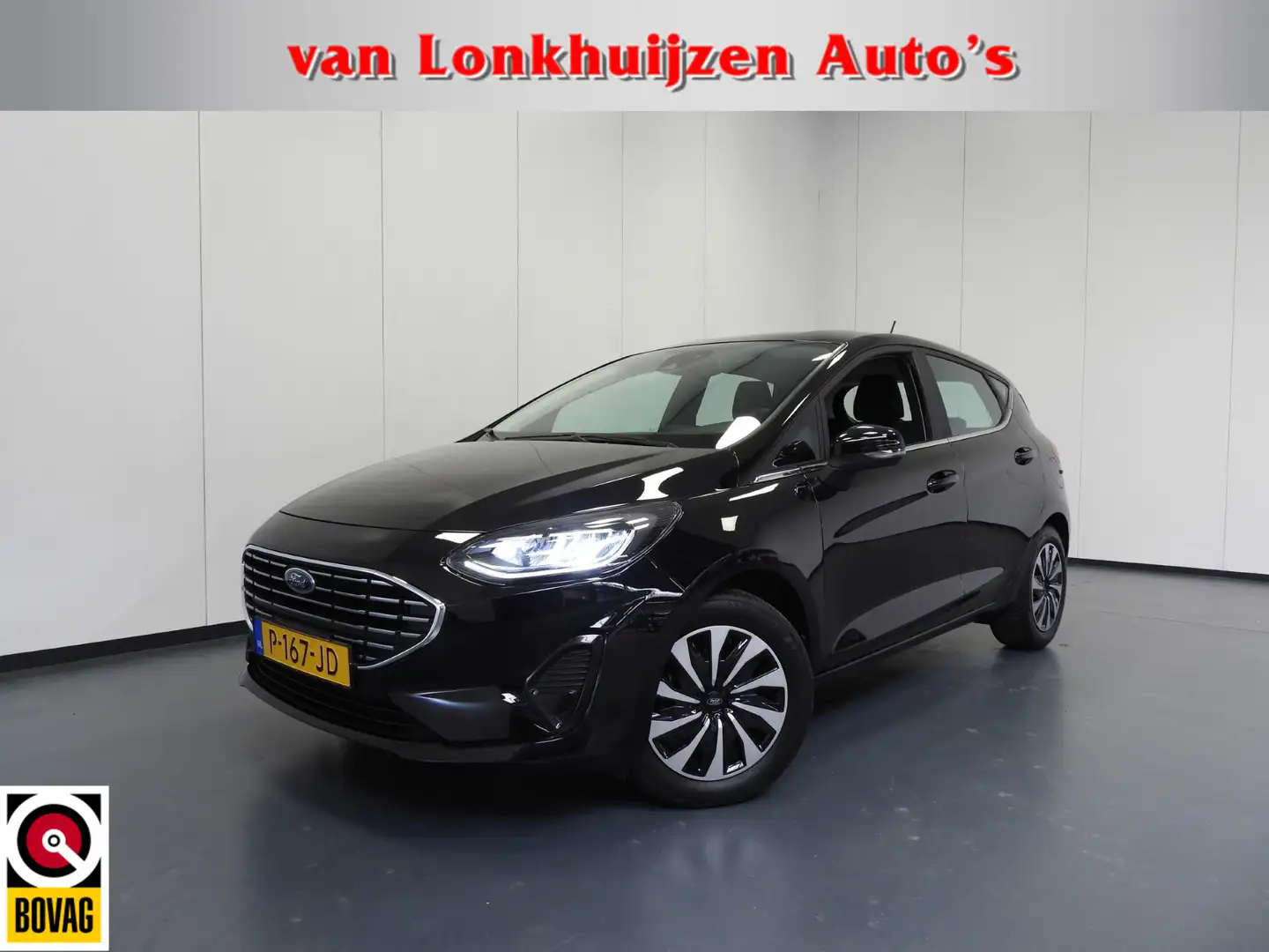 Ford Fiesta 1.0 EcoBoost Hybrid Titanium NAVI/CLIMA/CRUISE/LED Noir - 1