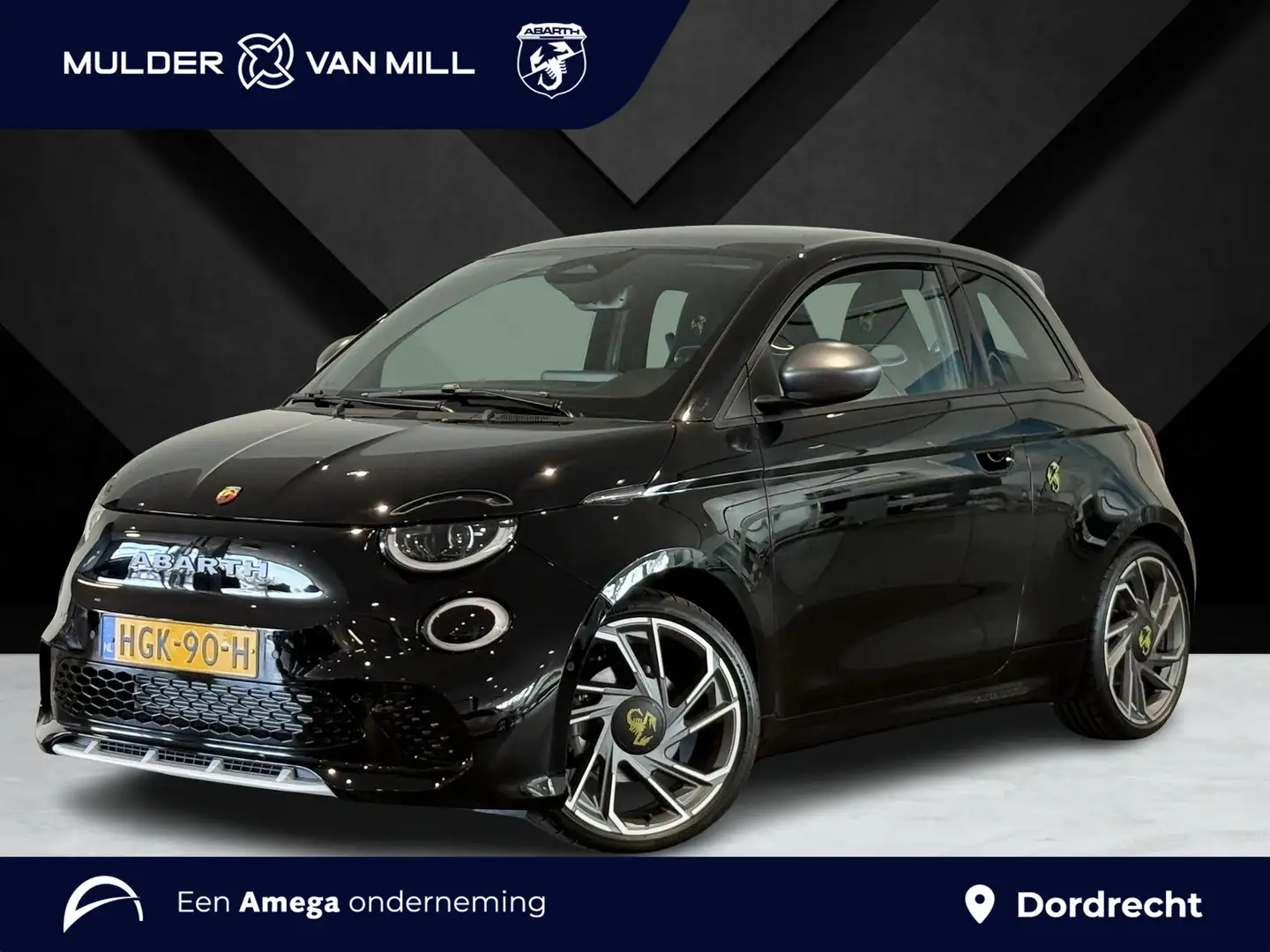 Abarth 500 Turismo EV 42kWh 155pk | PACK SCORPION TECH + DESI Zwart - 1