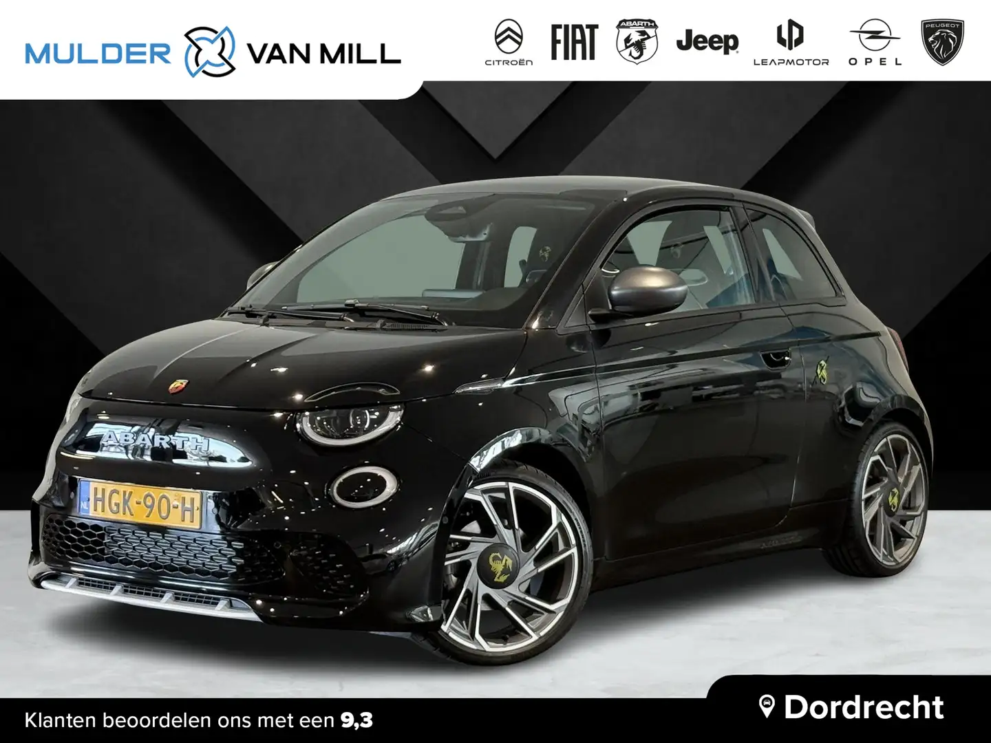 Abarth 500 Turismo EV 42kWh 155pk | PACK SCORPION TECH + DESI Zwart - 1