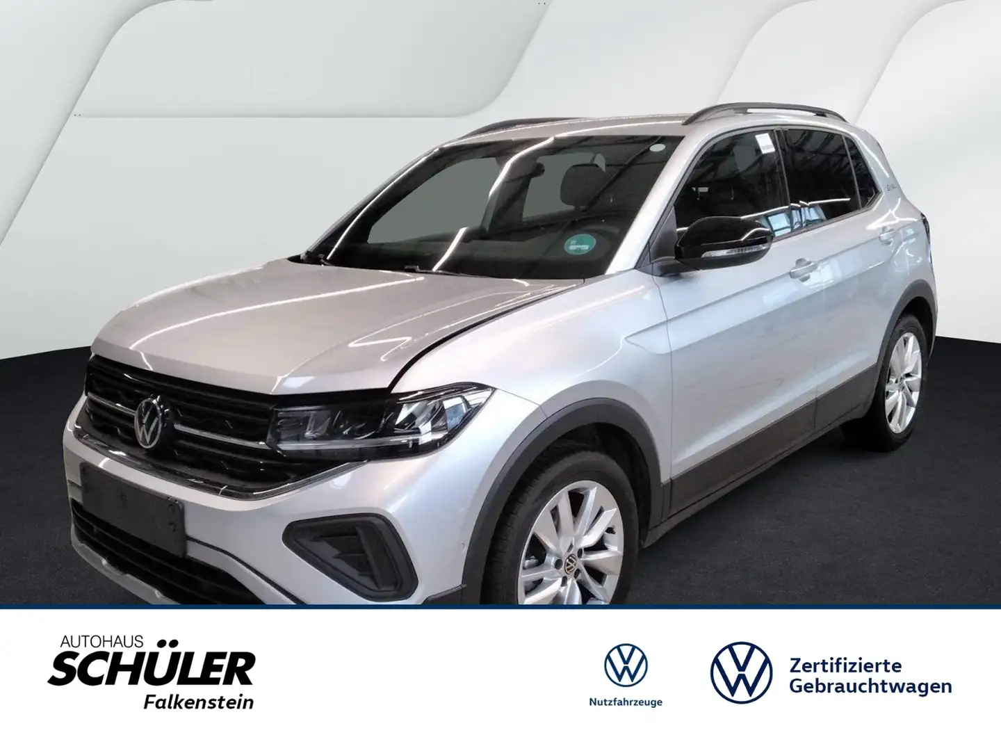 Volkswagen T-Cross GOAL 1.0 TSI *DSG*AHK*ACC*LED* Silber - 1