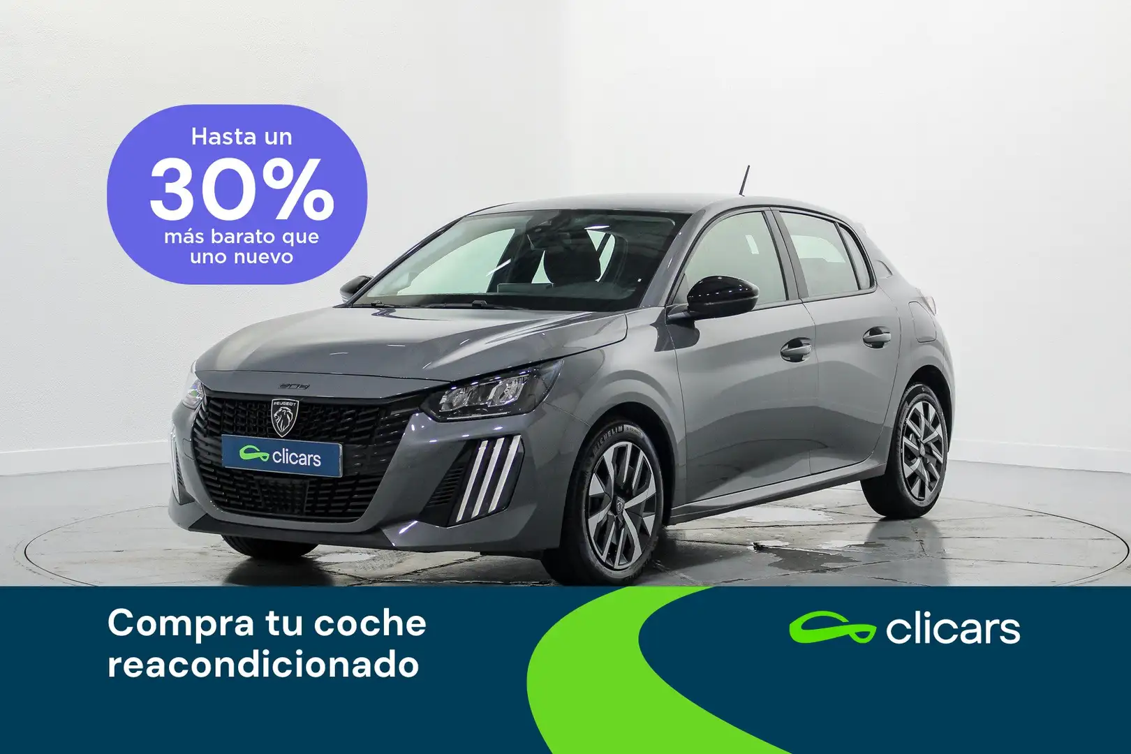 Peugeot 208 1.2 Puretech S&S Active 100 Zilver - 1