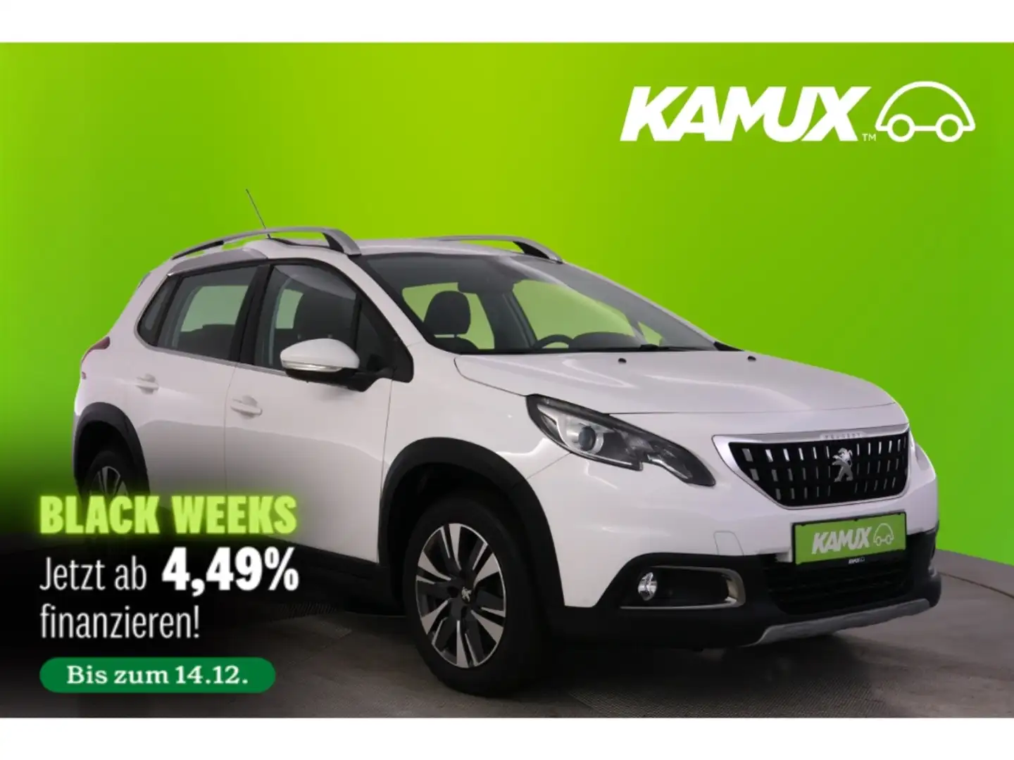 Peugeot 2008 1.2 12V PureTech 82 Allure+CARPLAY+PDC+SHZ Blanc - 1