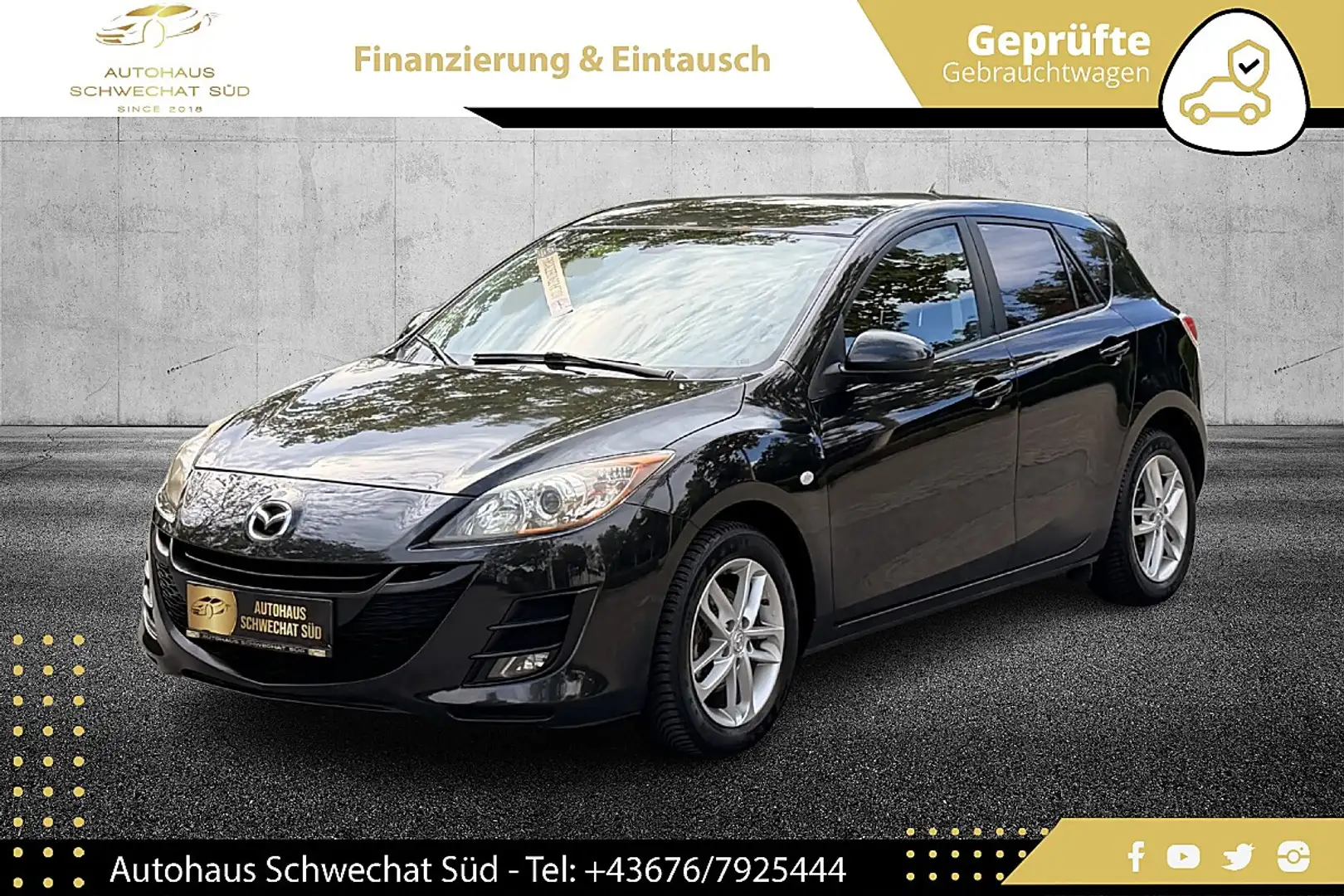 Mazda 3 Mazda3 Sport 1,6i TX Schwarz - 1