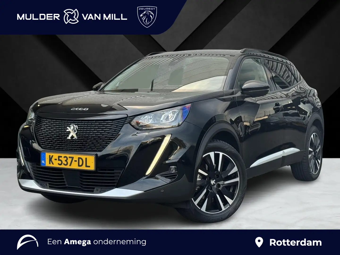 Peugeot e-2008 Allure Pack 50kWh EV 136pk AUTOMAAT | STOELVERW. | Zwart - 1