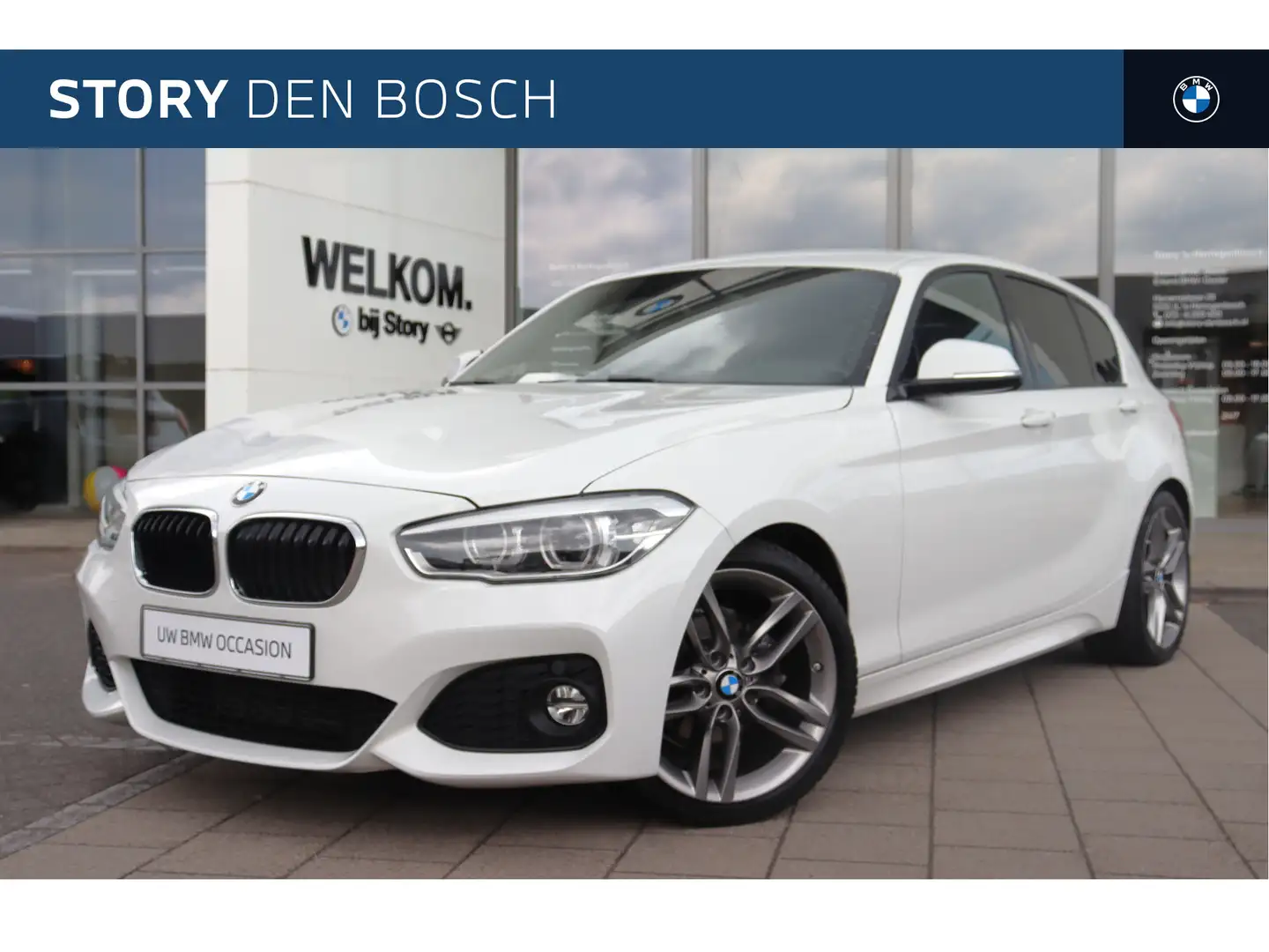 BMW 118 1 Serie 118i Executive M Sport Automaat / Sportsto Weiß - 1