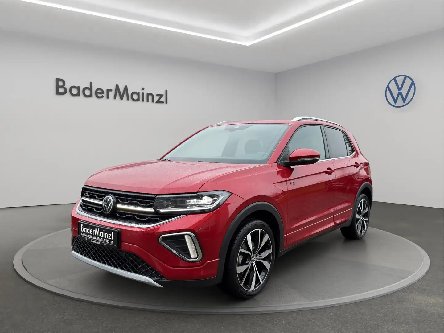 Volkswagen T-Cross 1.0 TSI R Line DSG IQ.Matrix RFK AHK AmbL Rot - 1