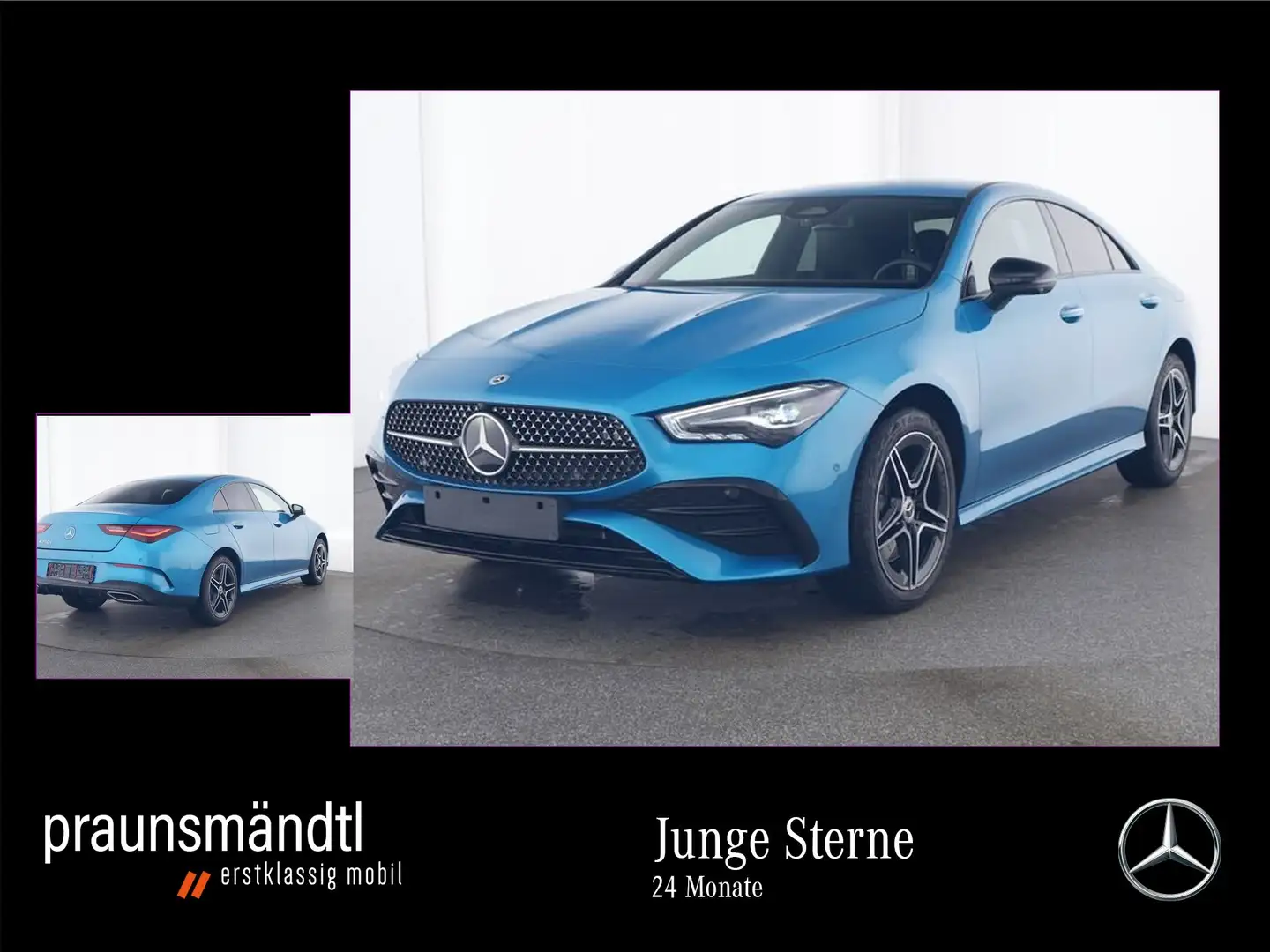 Mercedes-Benz CLA 250 e AMG Edition Night MBUX/Totw/Dist./360° Blau - 1