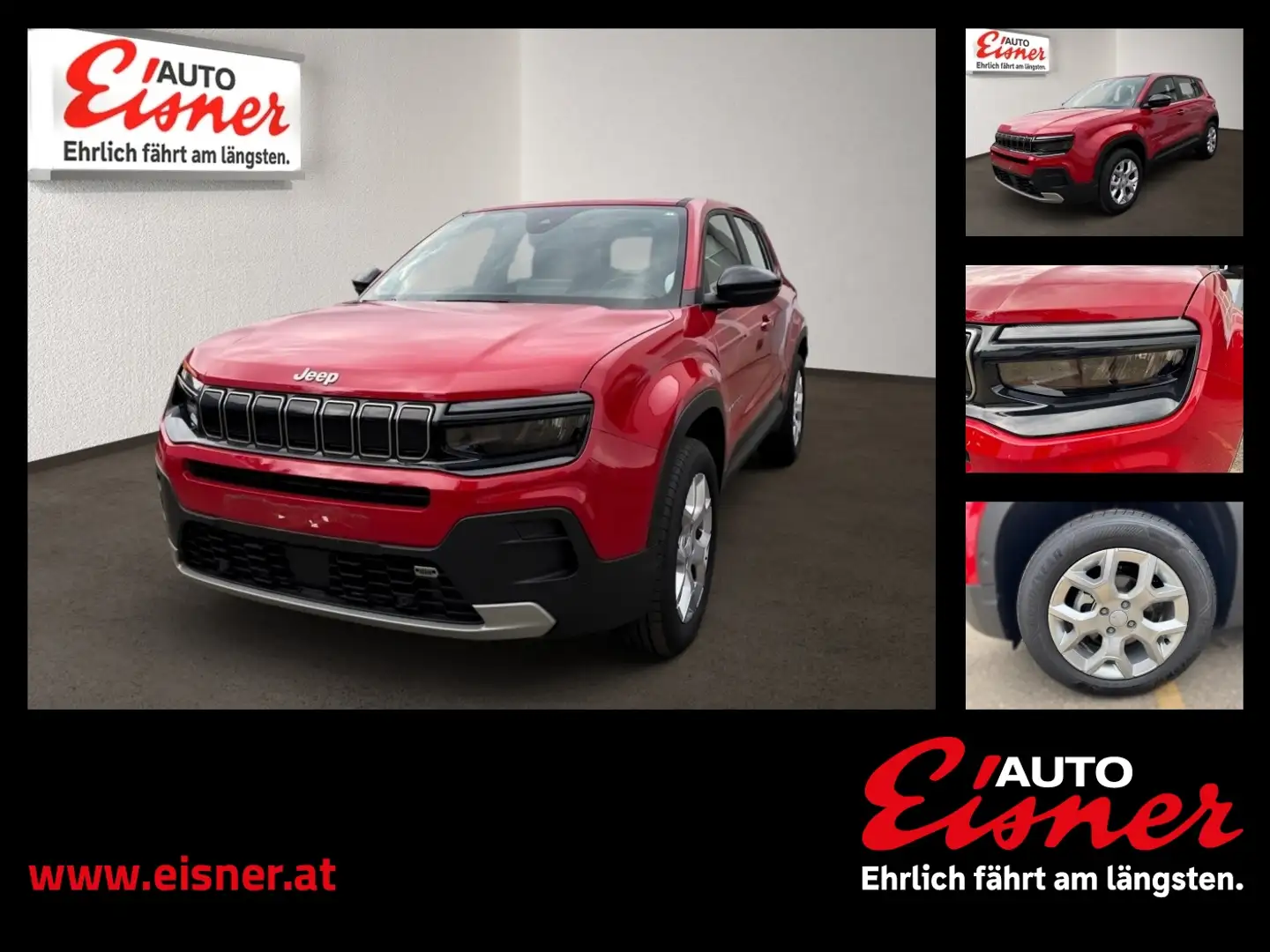 Jeep Avenger 1.2 GSE T3 ALTITUDE Rot - 1