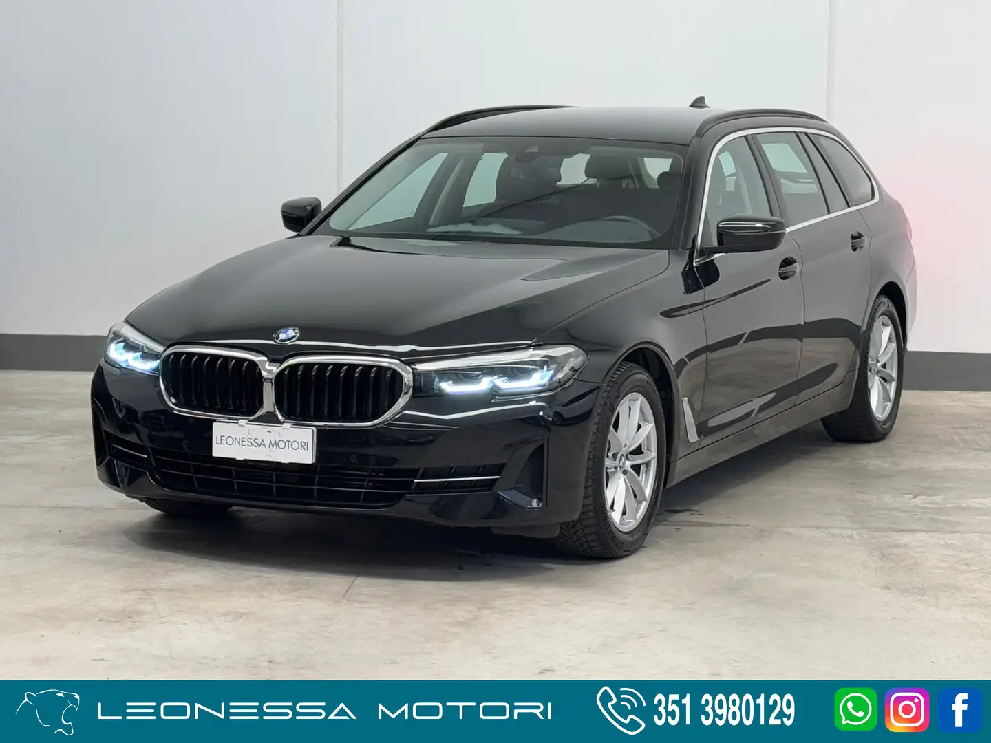 BMW 520 d Touring mhev 48V auto *PREZZO REALE Nero - 1