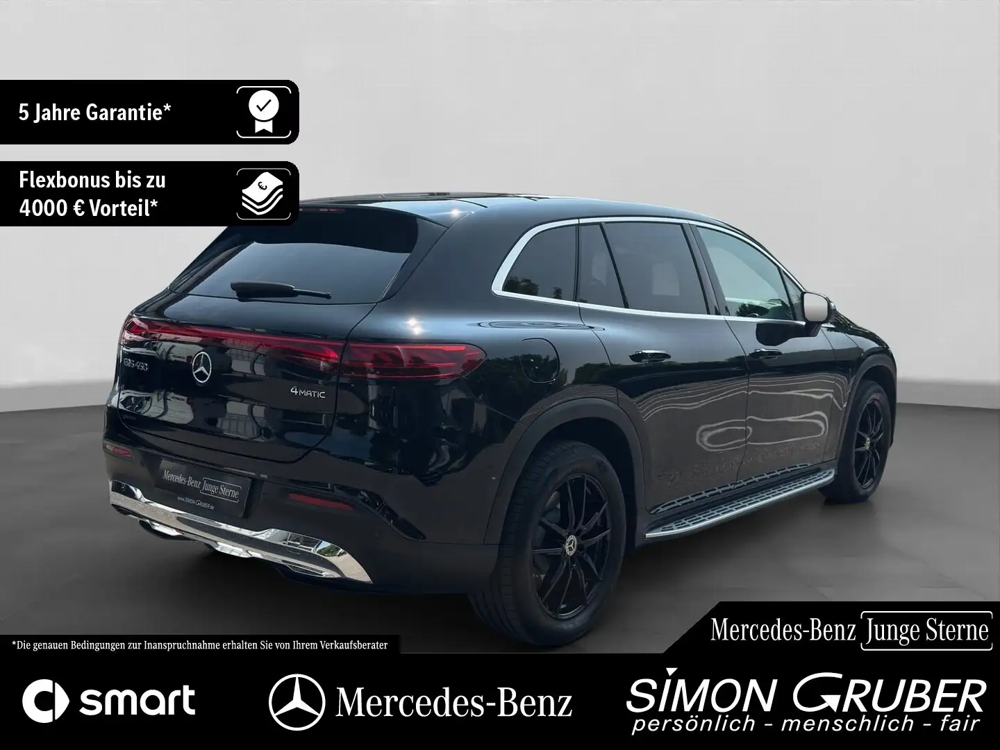 Mercedes-Benz EQS SUV EQS 450 4M SUV Elect. Art Hyper Massage Pano AHK Zwart - 2
