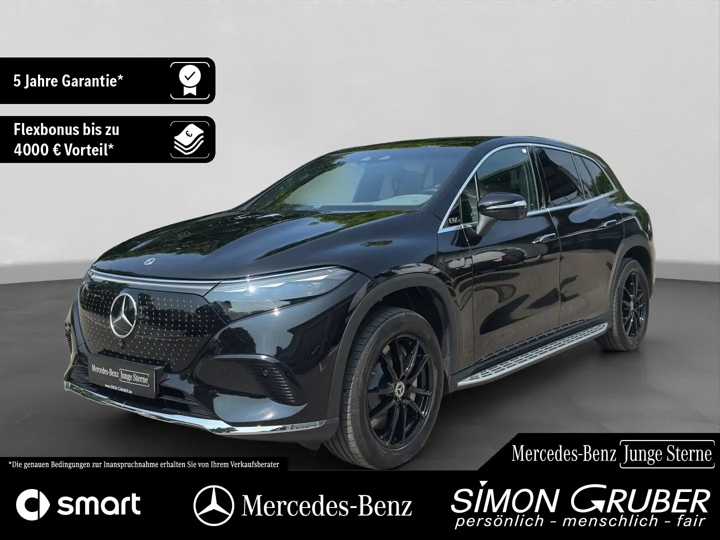 Mercedes-Benz EQS SUV EQS 450 4M SUV Elect. Art Hyper Massage Pano AHK Noir - 1