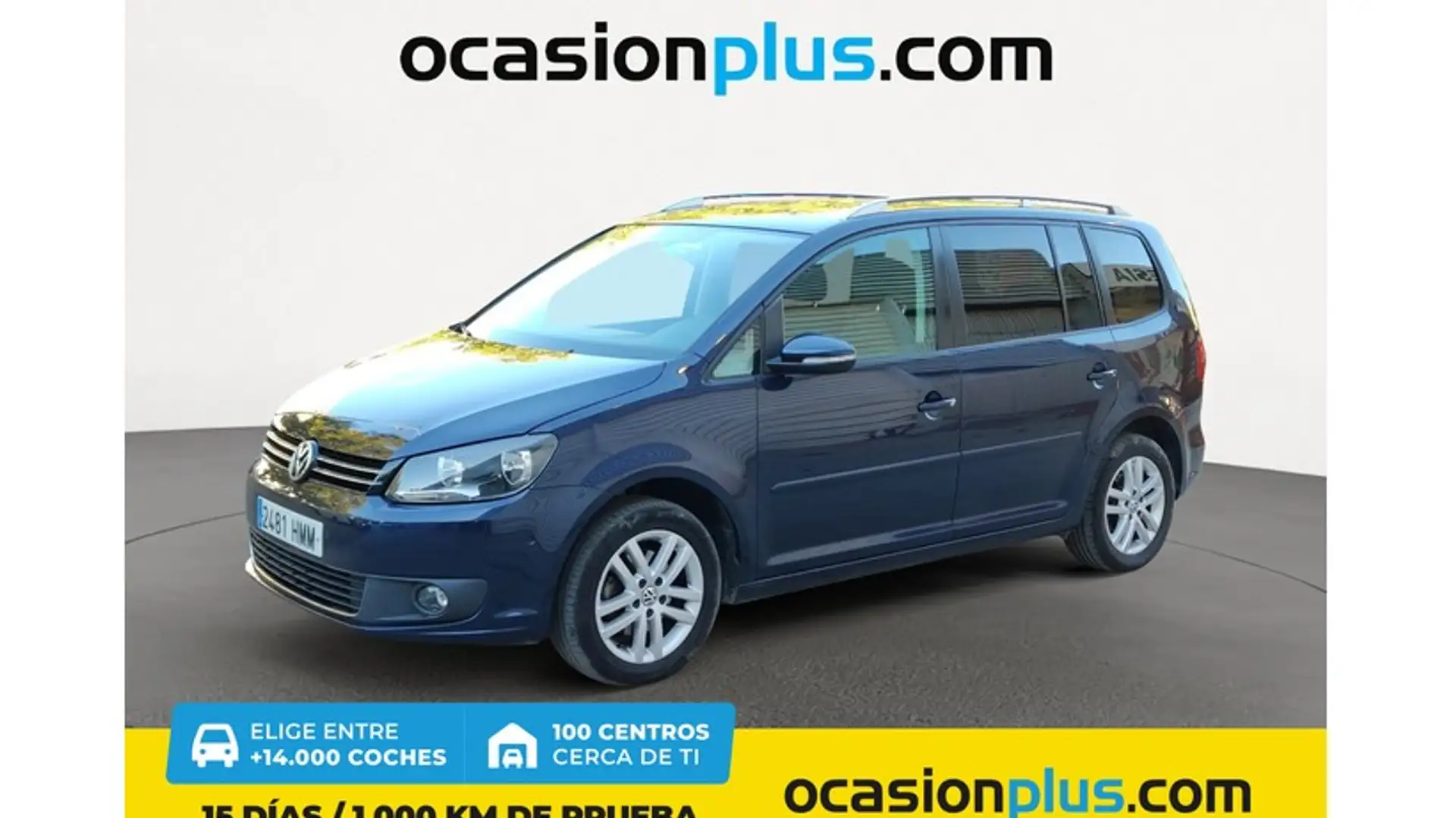 Volkswagen Touran 1.6TDI Advance 105 Blau - 1