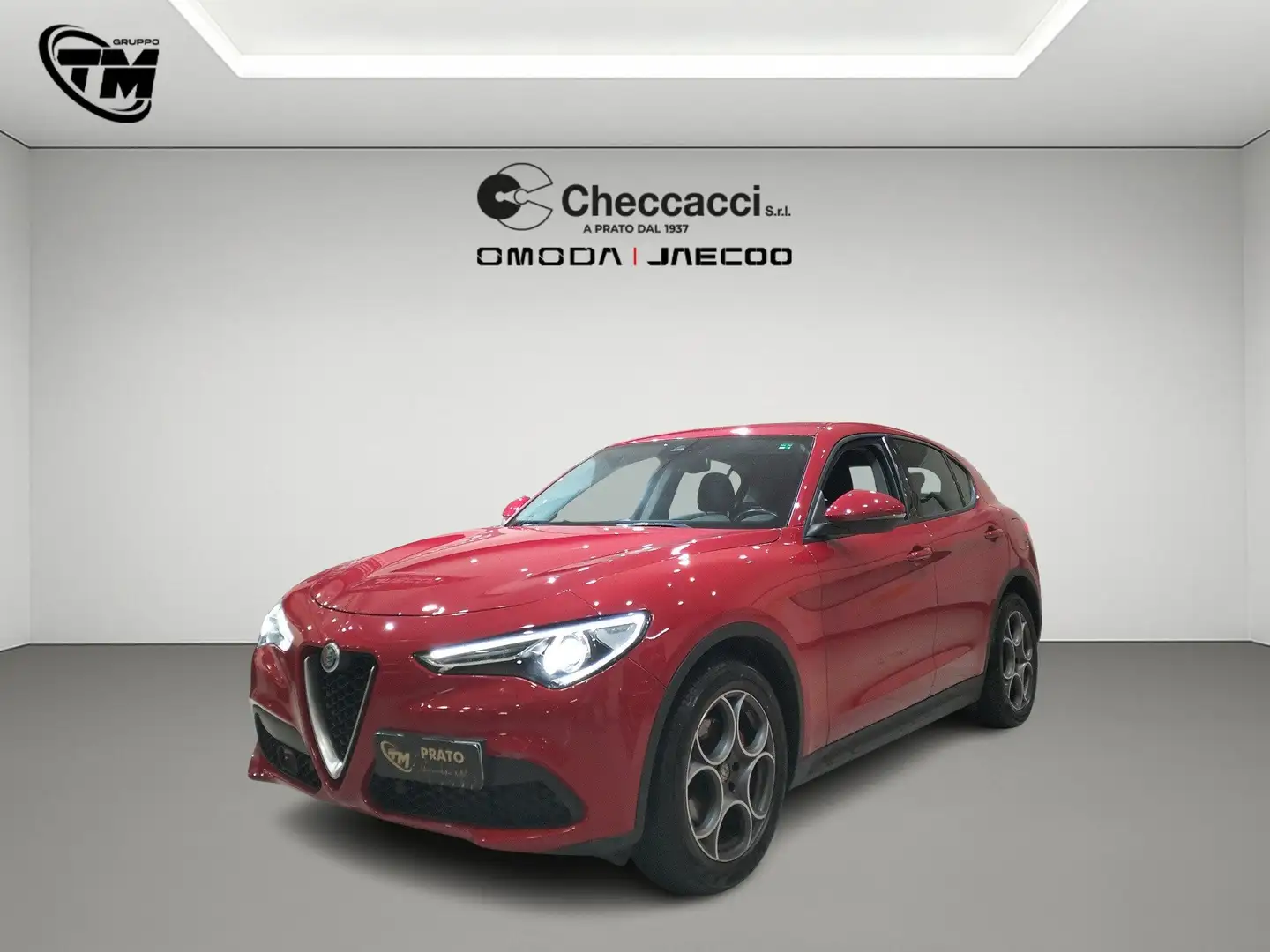 Alfa Romeo Stelvio 2.2 t Rosso Edizione rwd 160cv auto *IVA ESPOSTA* Czerwony - 1