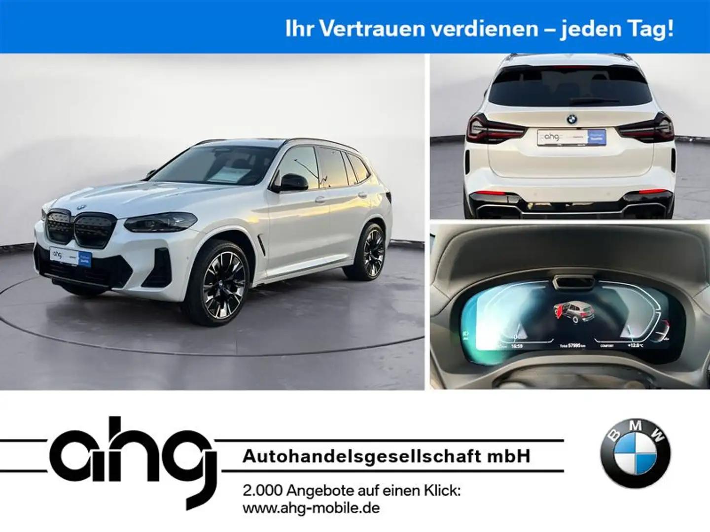 BMW iX3 ix3 M Sportpaket Aktive Geschw. Head Up 360° H&K Weiß - 1