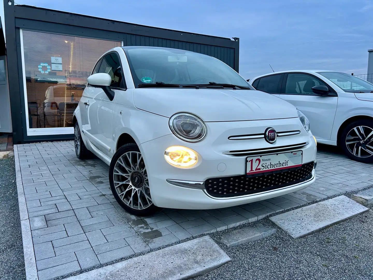 Fiat 500 Lounge/Pano/Navi/ 24 Monate Garantie* Blanco - 1