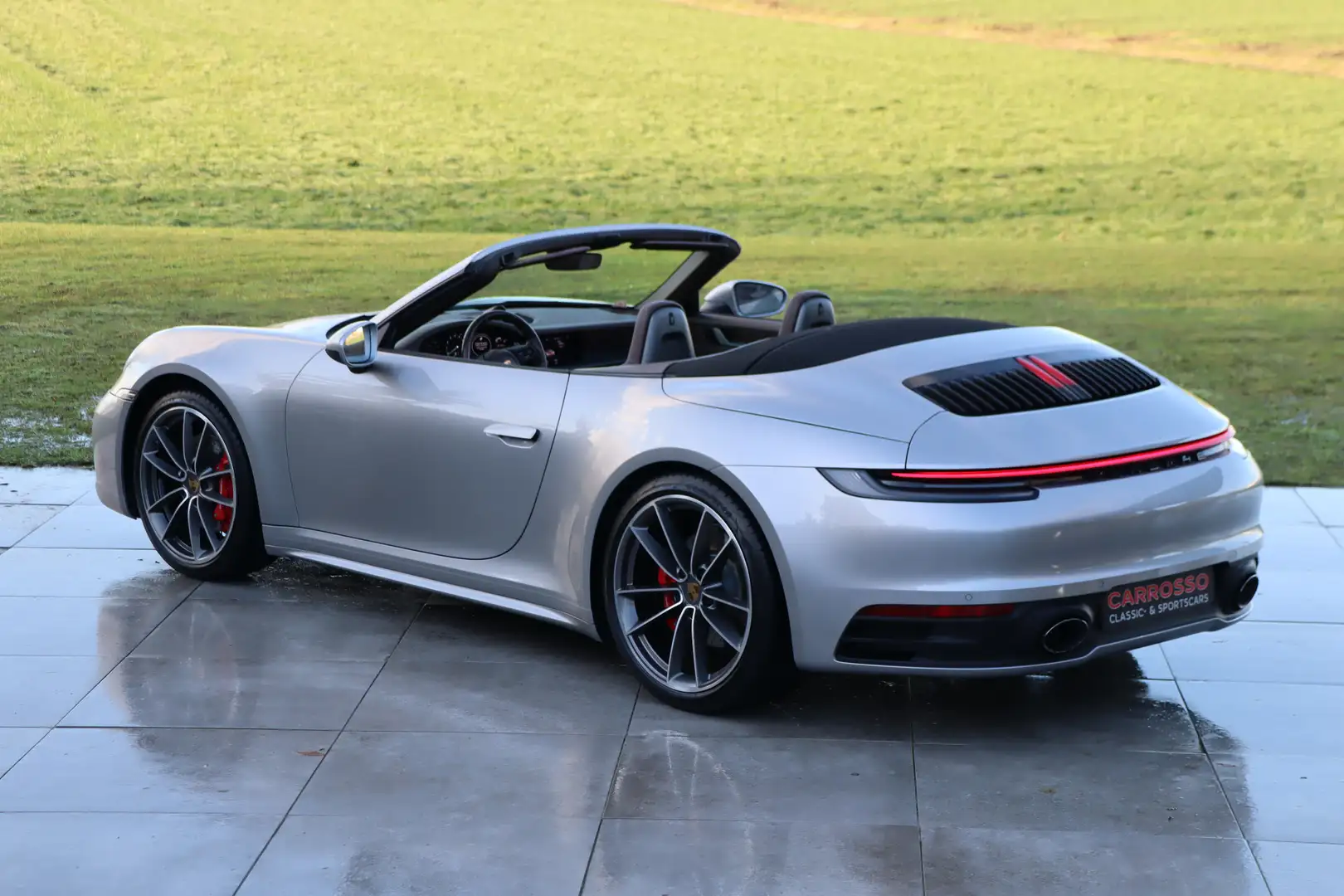 Porsche 992 Carrera S Cabriolet - Clubleder, Bose, 4-wielbestu Silber - 2
